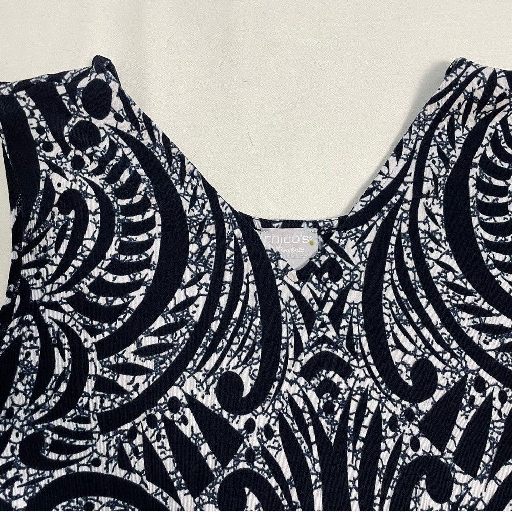 Chicos New Chico's Travelers Liquid Knit Sleeveless Top Size 00 US Size XS / US 0-2 / IT 36-38 - 6 Thumbnail