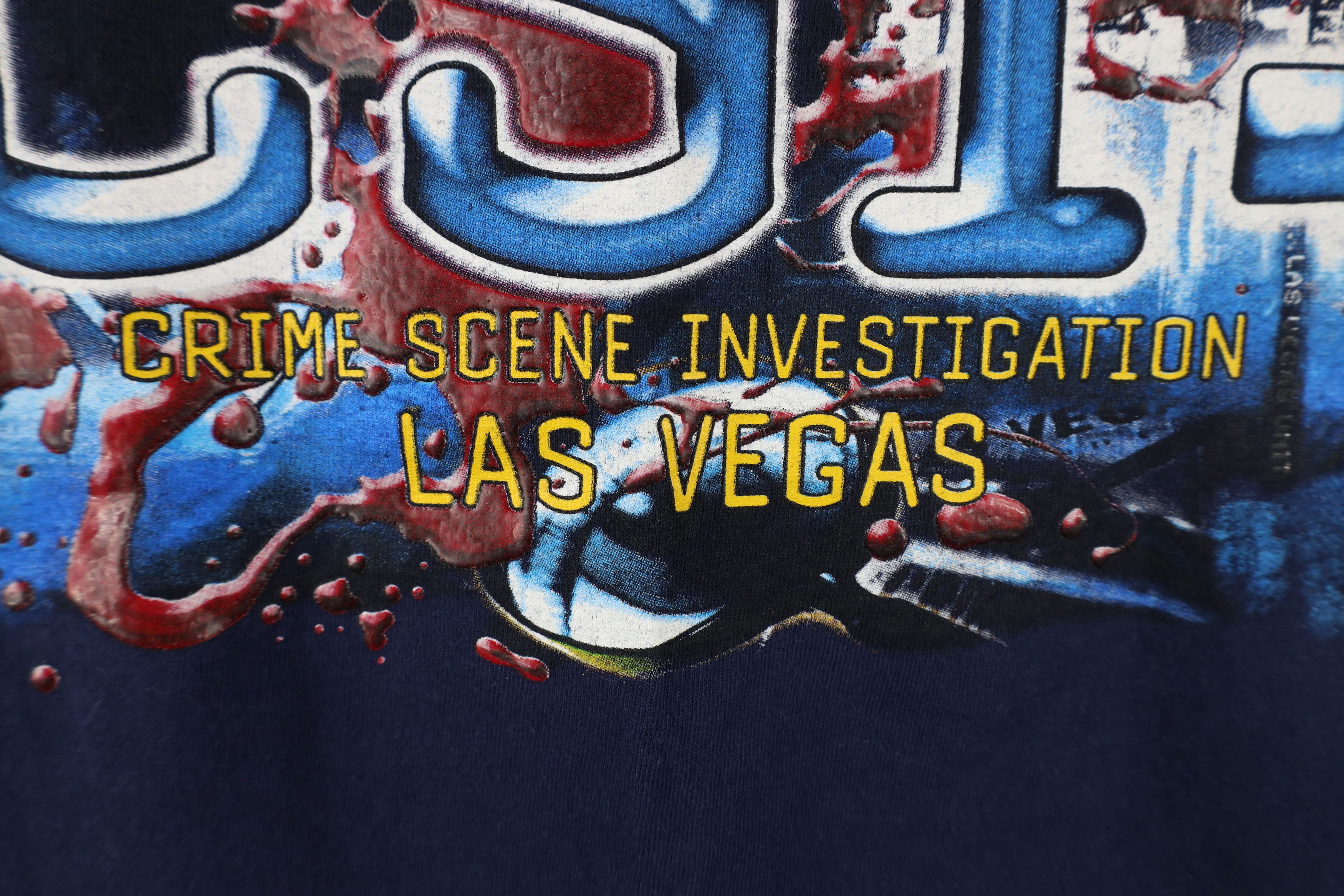 Vintage Vintage Out CSI Crime Scene Investigation Las Vegas T-Shirt Size US M / EU 48-50 / 2 - 5 Thumbnail