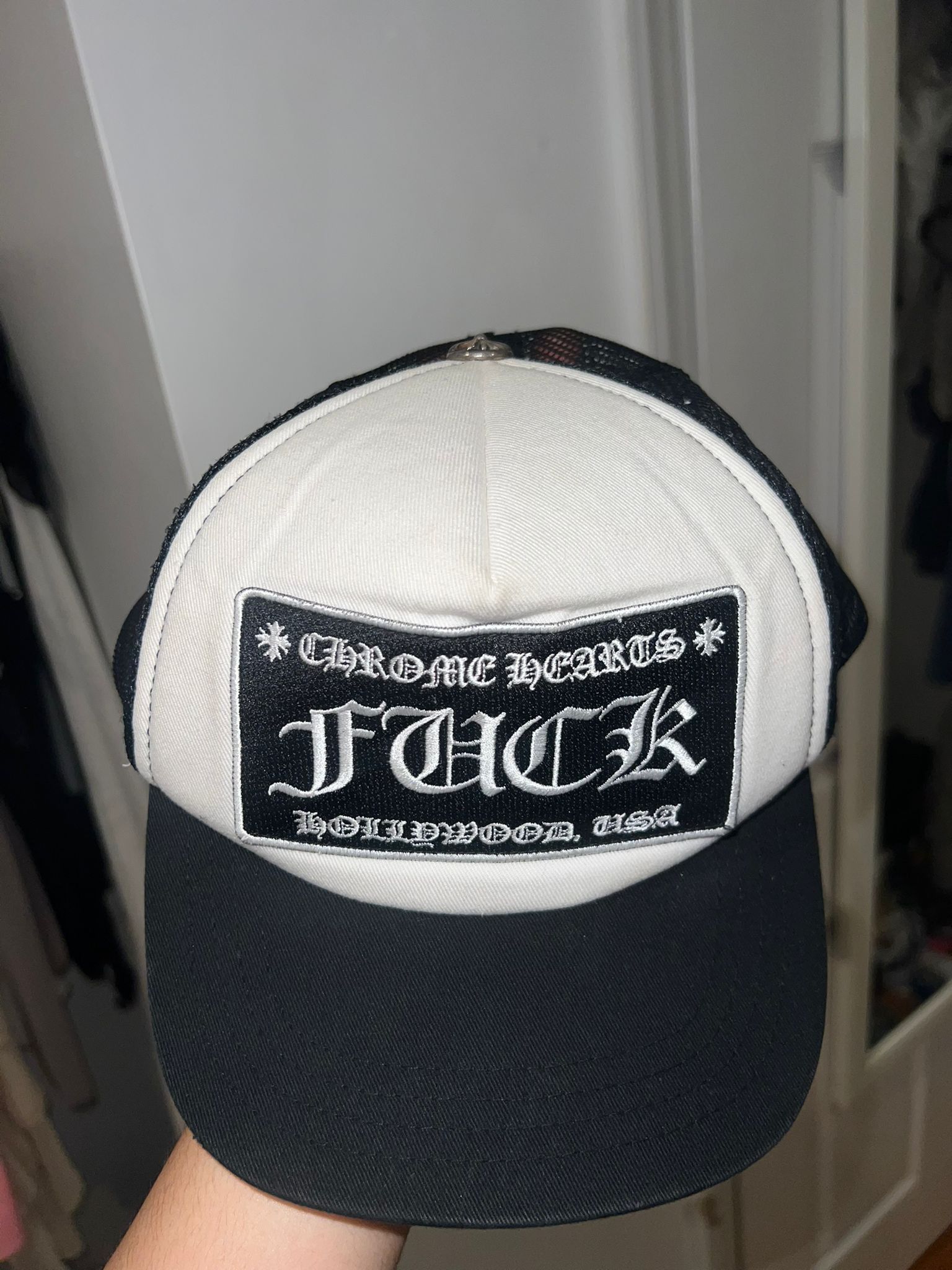 Chrome Hearts chrome hearts fuck hollywood trucker hat Size ONE SIZE - 1 Thumbnail