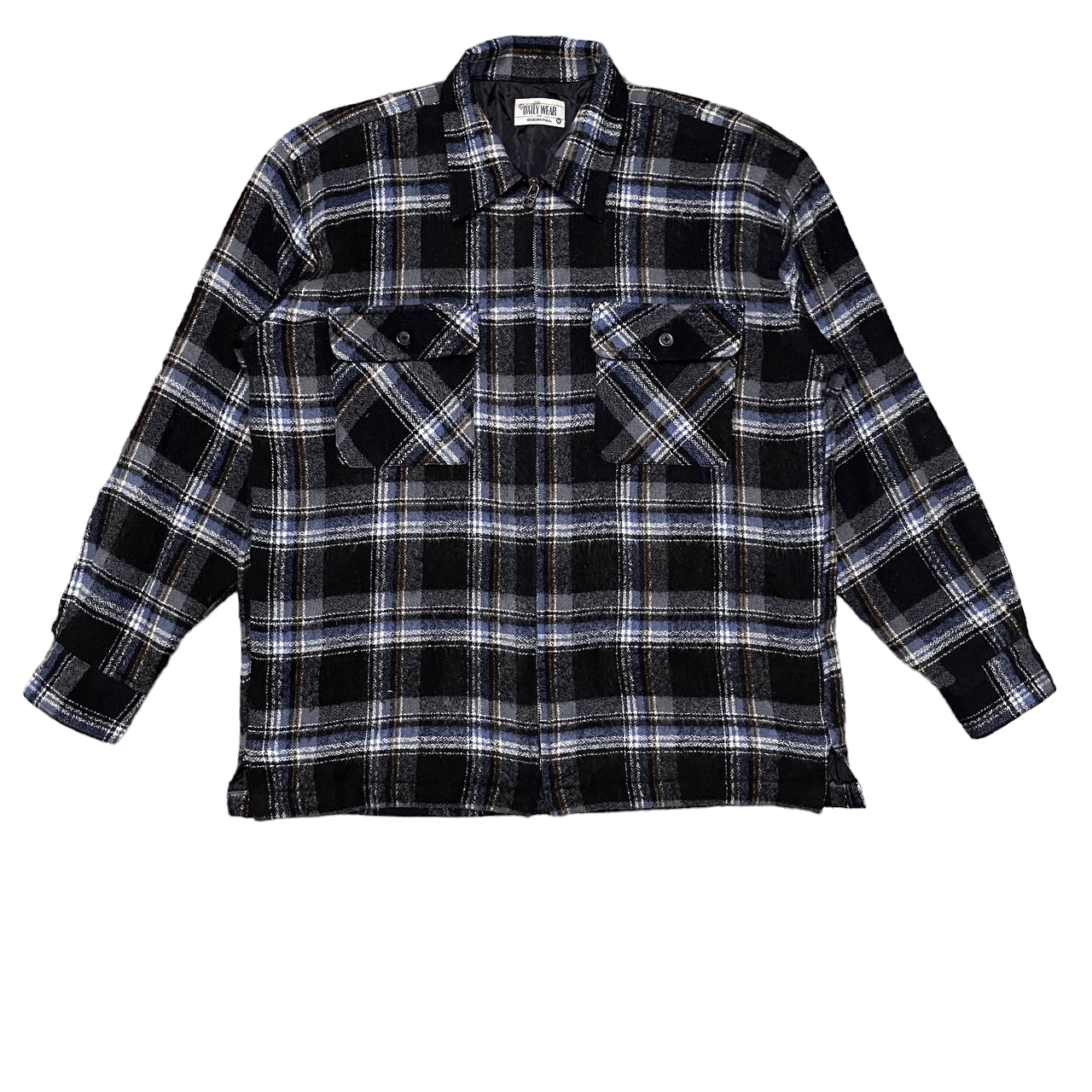 Japanese Brand Vintage Daily Wear by Boon Pal Flannel Acrylic Jacket Size US M / EU 48-50 / 2 - 1 Thumbnail