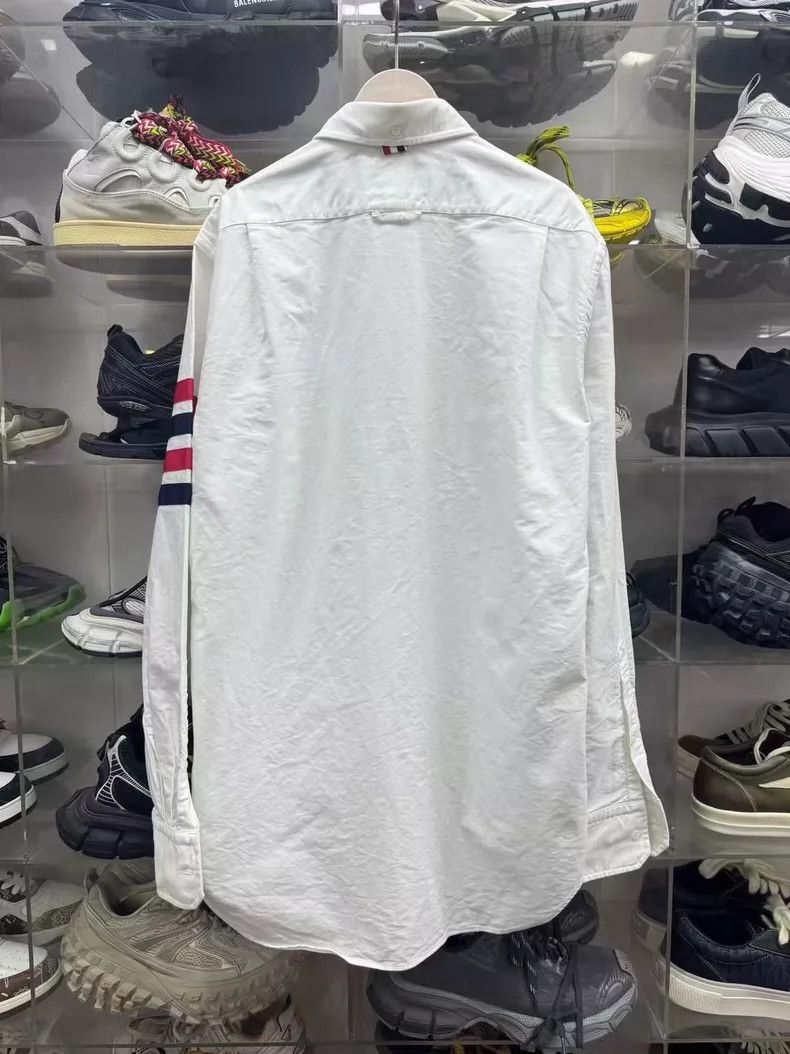Thom Browne Thom Browne Oxford long-sleeved shirts Size US L / EU 52-54 / 3 - 2 Thumbnail