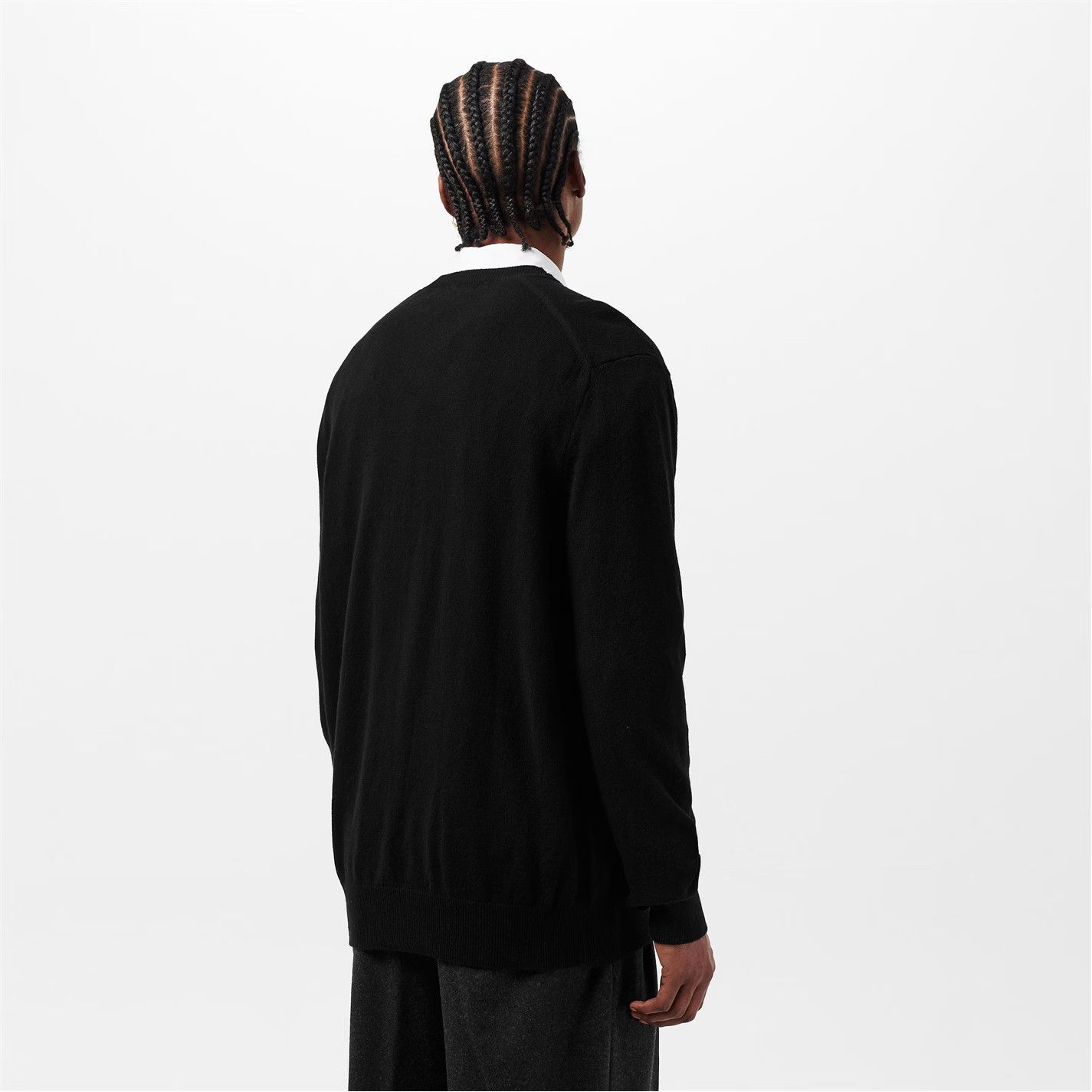 Comme des Garcons SHIRT o1g2r1mq0426 Wool Jumper in Black Size US S / EU 44-46 / 1 - 3 Thumbnail