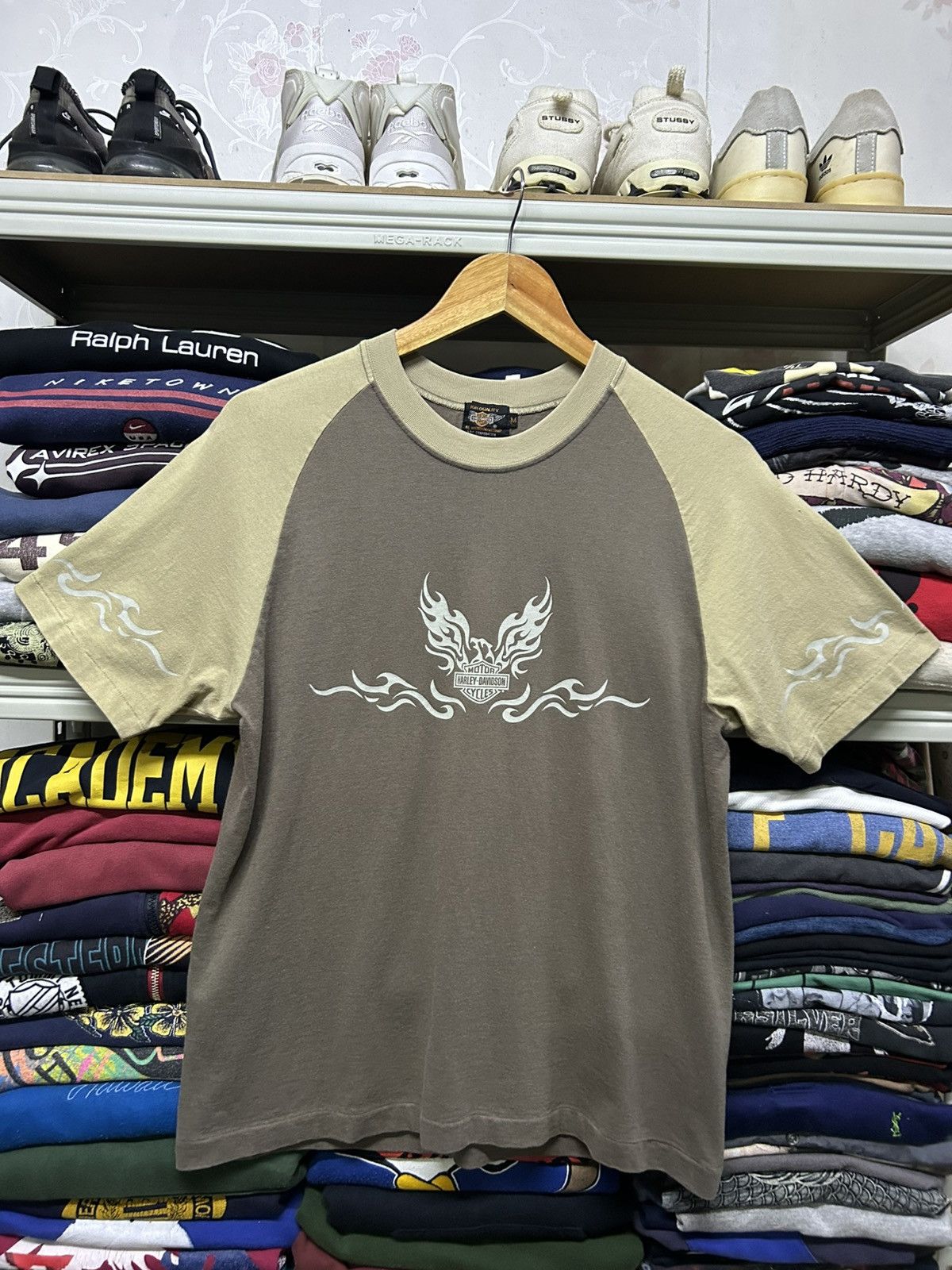 Harley Davidson Vintage Harley Davidson raglan tshirt Size US M / EU 48-50 / 2 - 1 Thumbnail