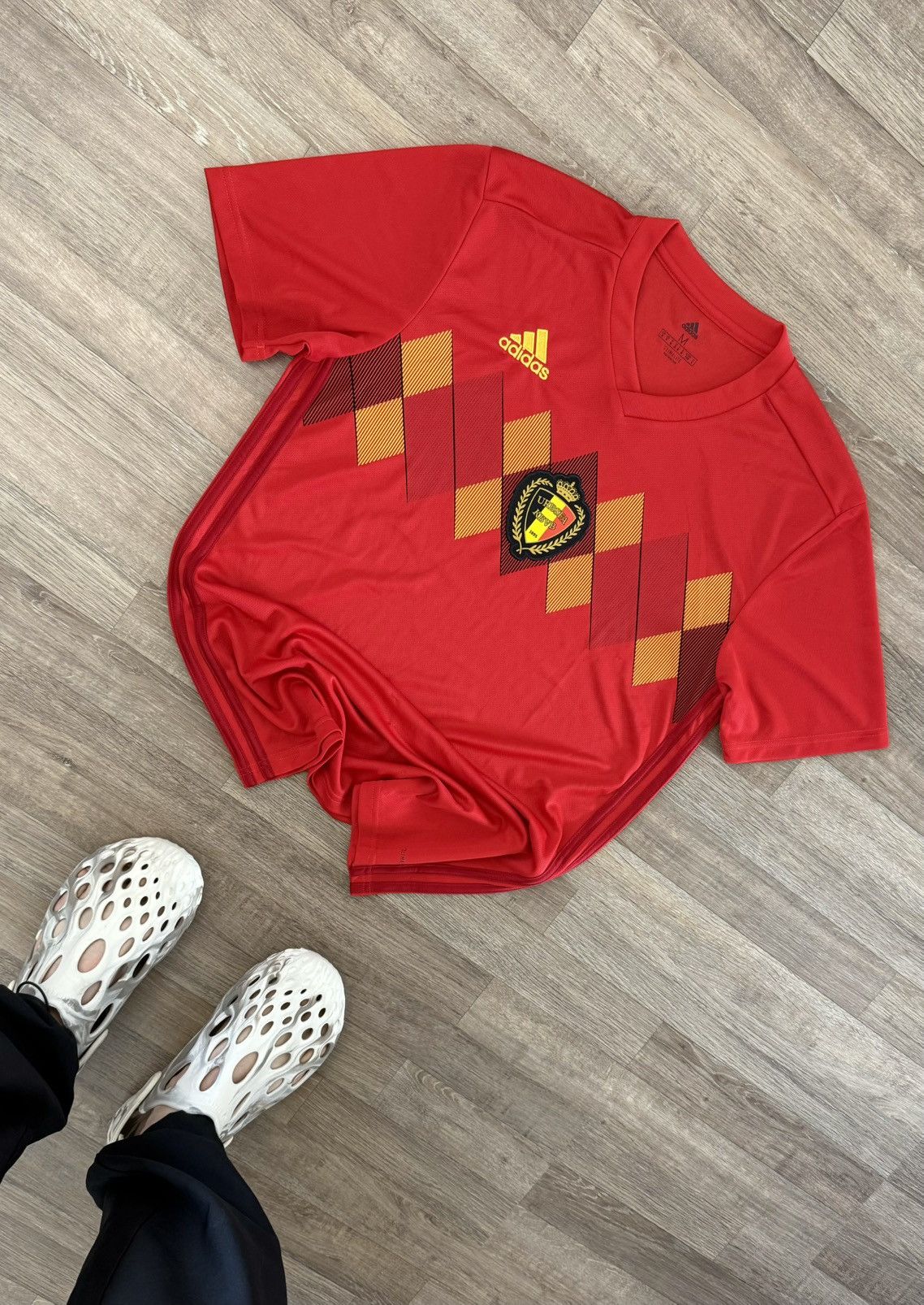 Adidas Adidas Y2k Belgium 2018 Football Soccer Blokecore Jersey Size US M / EU 48-50 / 2 - 1 Thumbnail