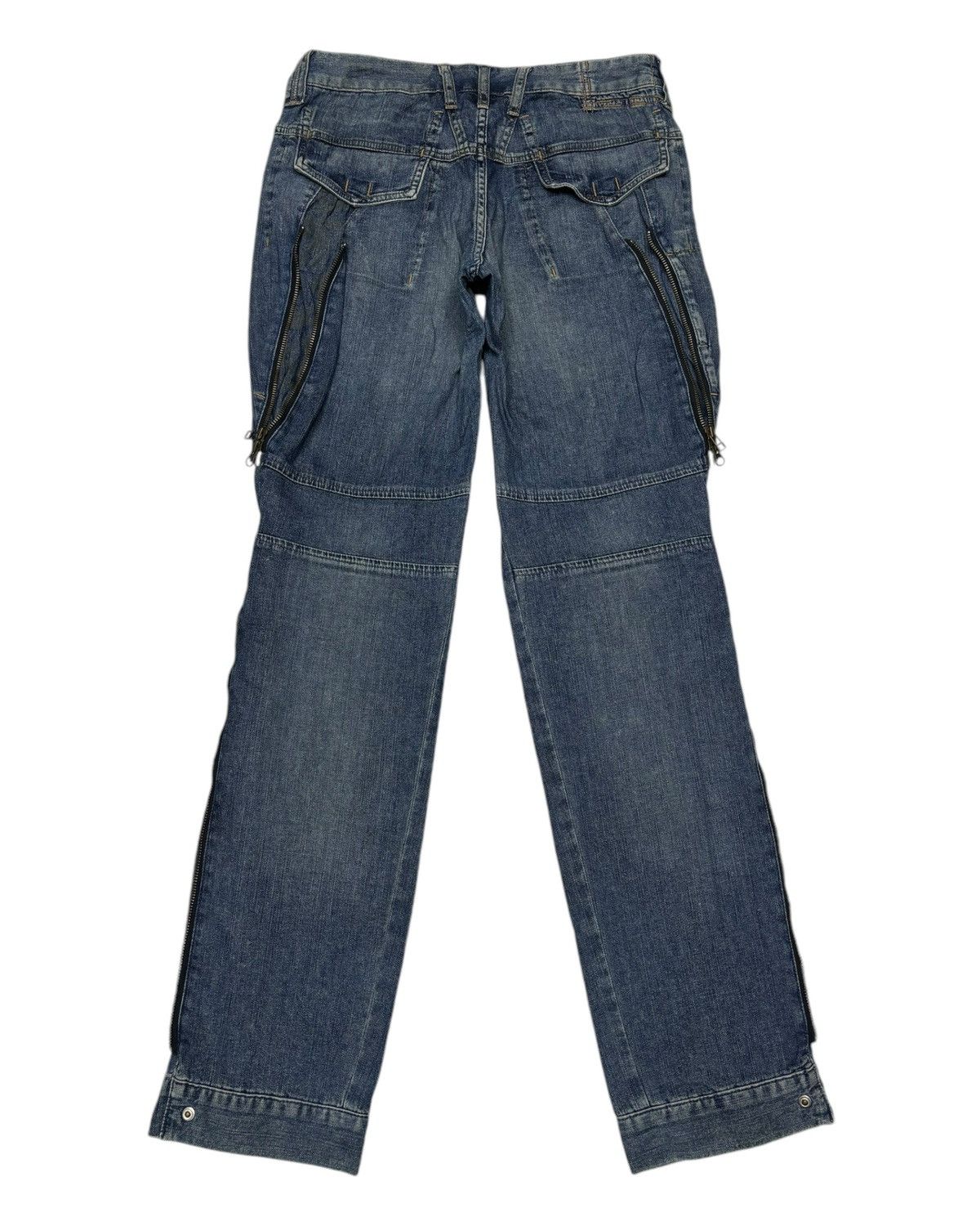 Marithe + Francois Girbaud 🔥MFG ZIPPER BONDAGE JEANS PPFM PUNK STYLE Size US 30 / EU 46 - 3 Thumbnail