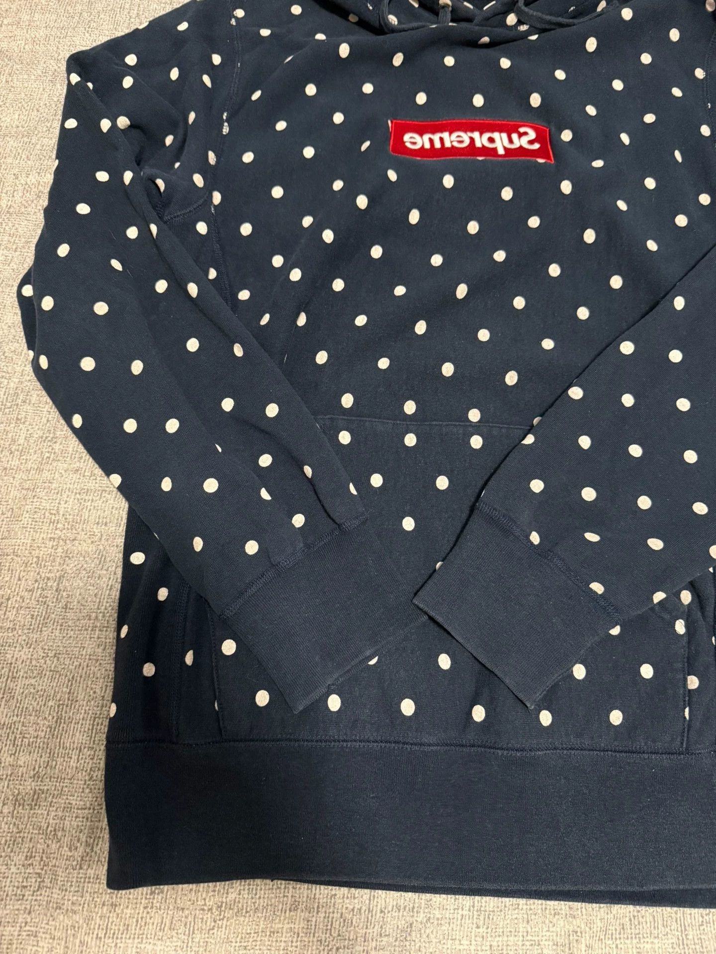 Supreme Supreme 12SS CDG Dot Box Logo Hoodie L Rare Size US L / EU 52-54 / 3 - 5 Thumbnail