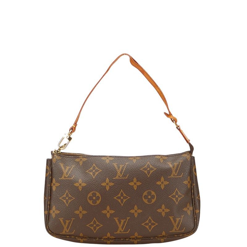 Louis Vuitton Louis Vuitton Louis Vuitton Pochette Accessoires Monogram Shoulder Bag Canvas Shoulder Bag M51980 Size ONE SIZE - 1 Thumbnail