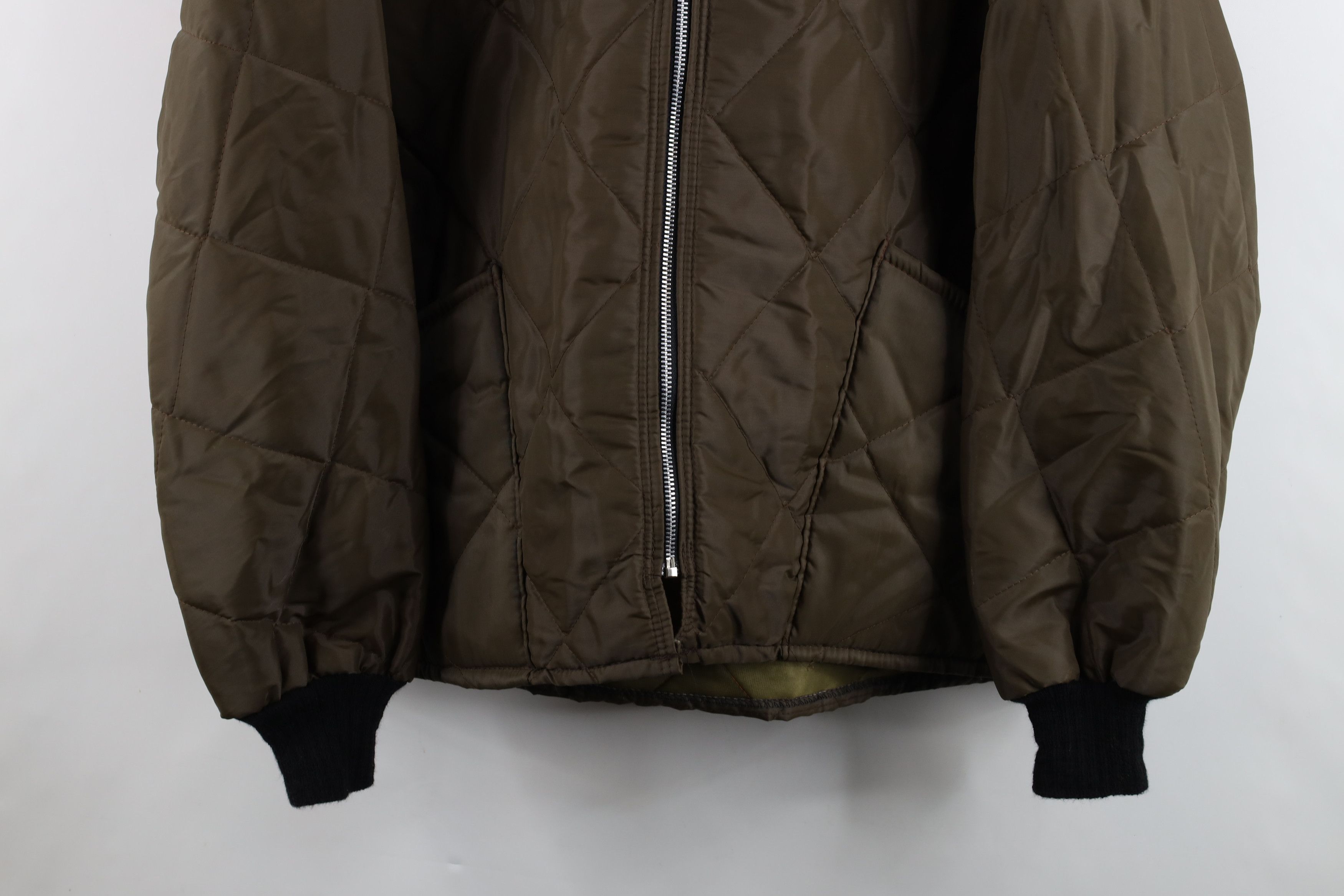 Vintage Vintage 70s Streetwear Insulated Puffer Jacket Brown USA Size US XL / EU 56 / 4 - 3 Thumbnail