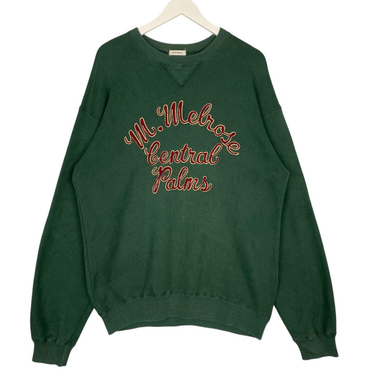 Vintage Vintage 90s Men’s Melrose Sweatshirt Crewneck Big Embroidry Size L / US 10 / IT 46 - 1 Thumbnail