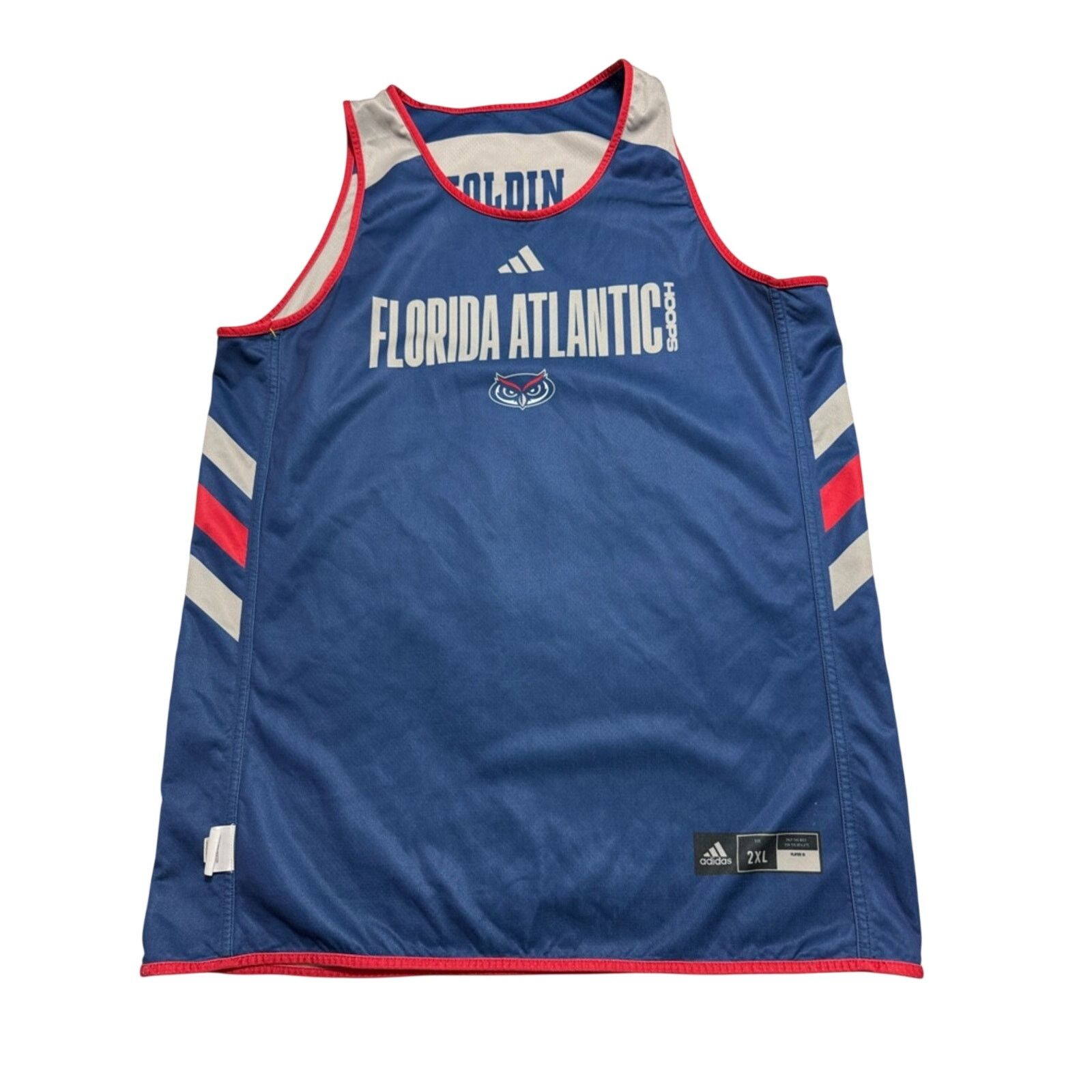 Adidas Game Worn Practice Worn VLAD GOLDIN FAU Final Four Jersey Size US XXL / EU 58 / 5 - 4 Thumbnail