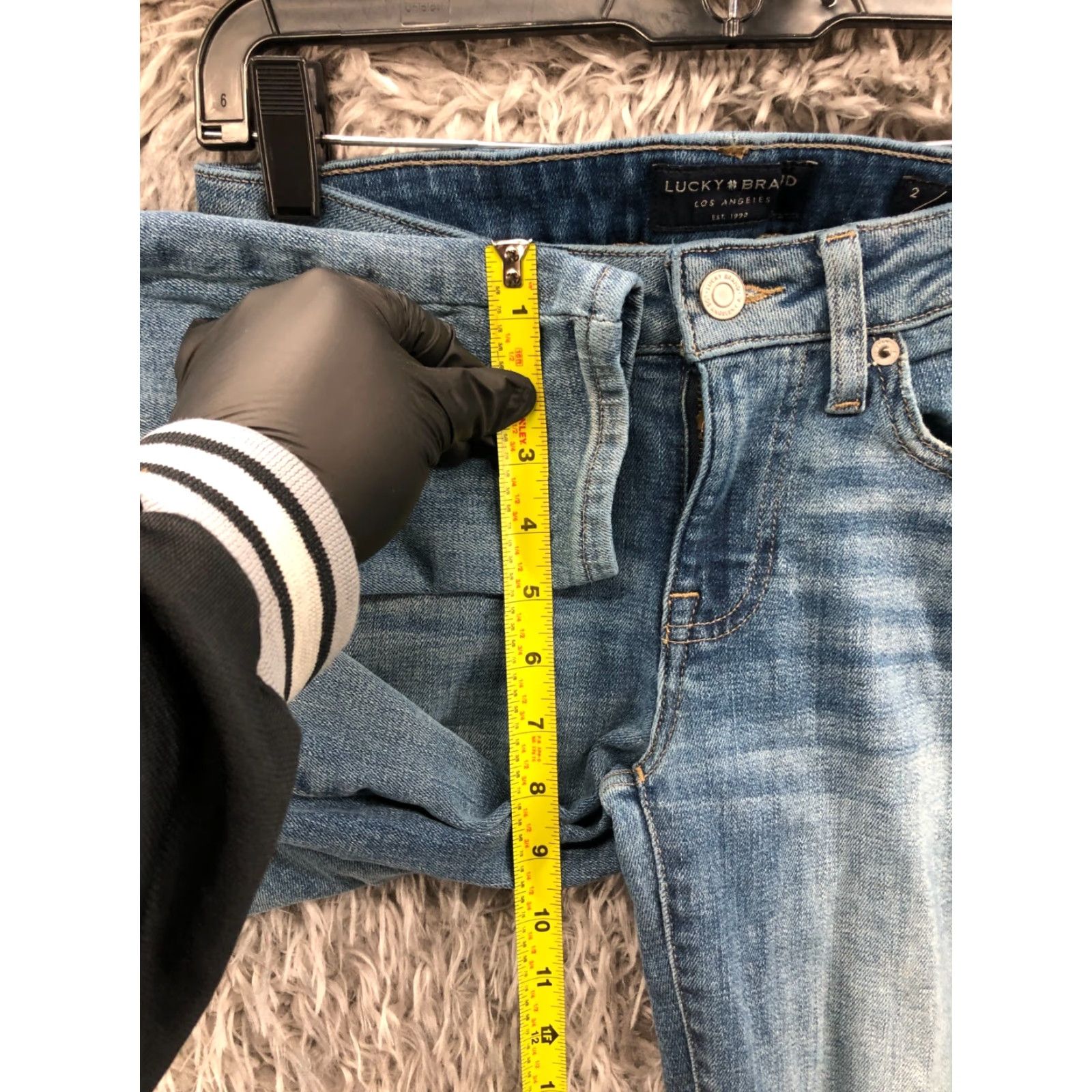 Lucky Brand Lucky Brand Jeans Skinny Adult Regular Low Rise Lolita 2 Womens Blue Denim 5-Pocket Comfort Size 26" / US 2 / IT 38 - 4 Thumbnail