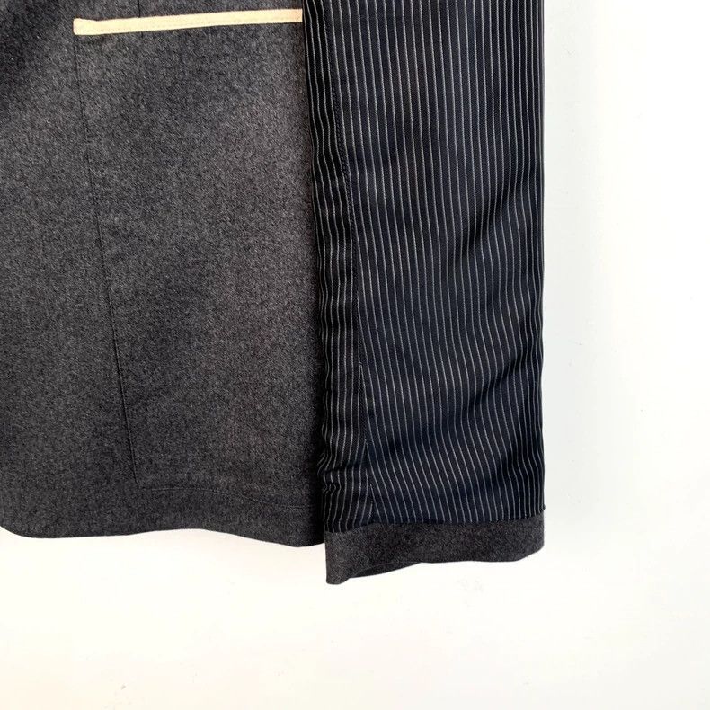 Dior Dior Black wool lapel single-breasted long-sleeved suit 250 Size 46R - 4 Thumbnail