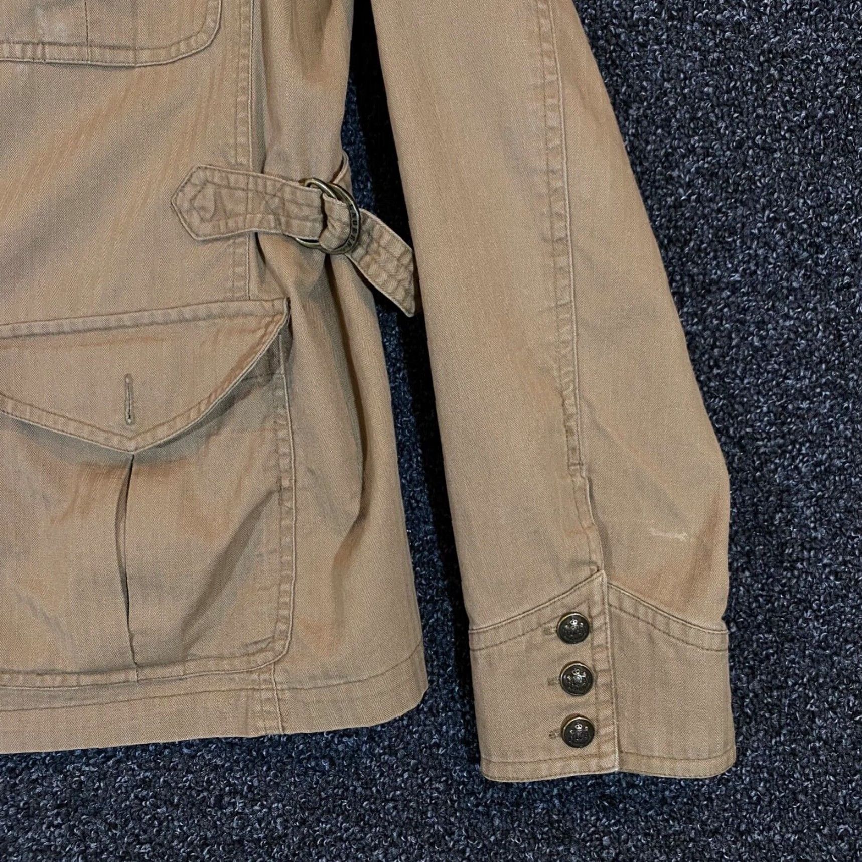 Ralph Lauren Lauren Ralph Lauren Jacket Women Size 12 Brown Military Epaulets Button Up Pockets Classic Womens Size XL / US 12-14 / IT 48-50 - 4 Thumbnail