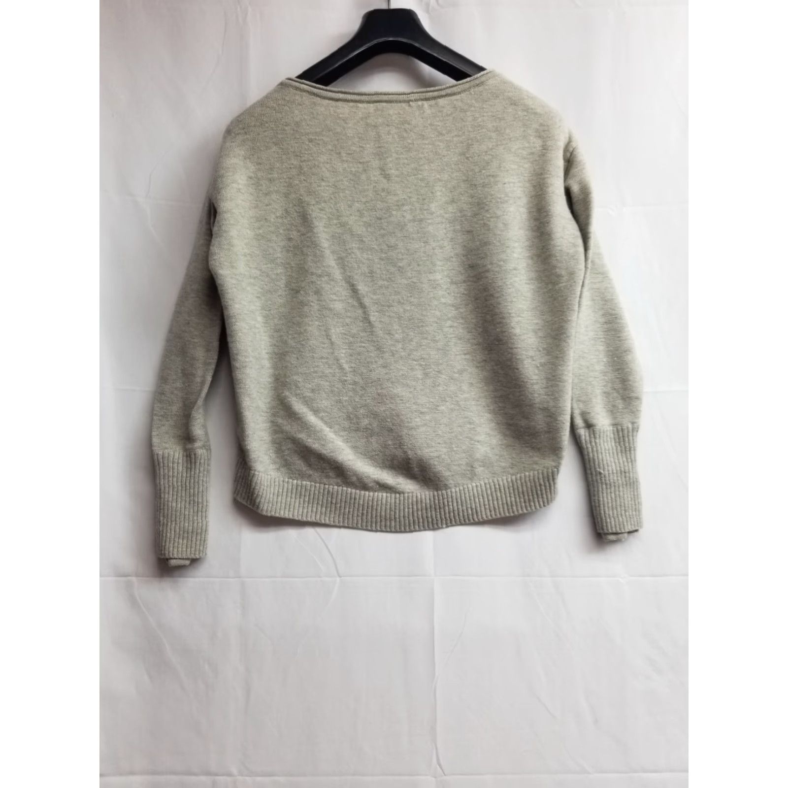 Athleta Athleta Sweatshirt Womens Long Sleeve Crewneck Pullover Gray Wool Blend Large Size L / US 10 / IT 46 - 2 Thumbnail