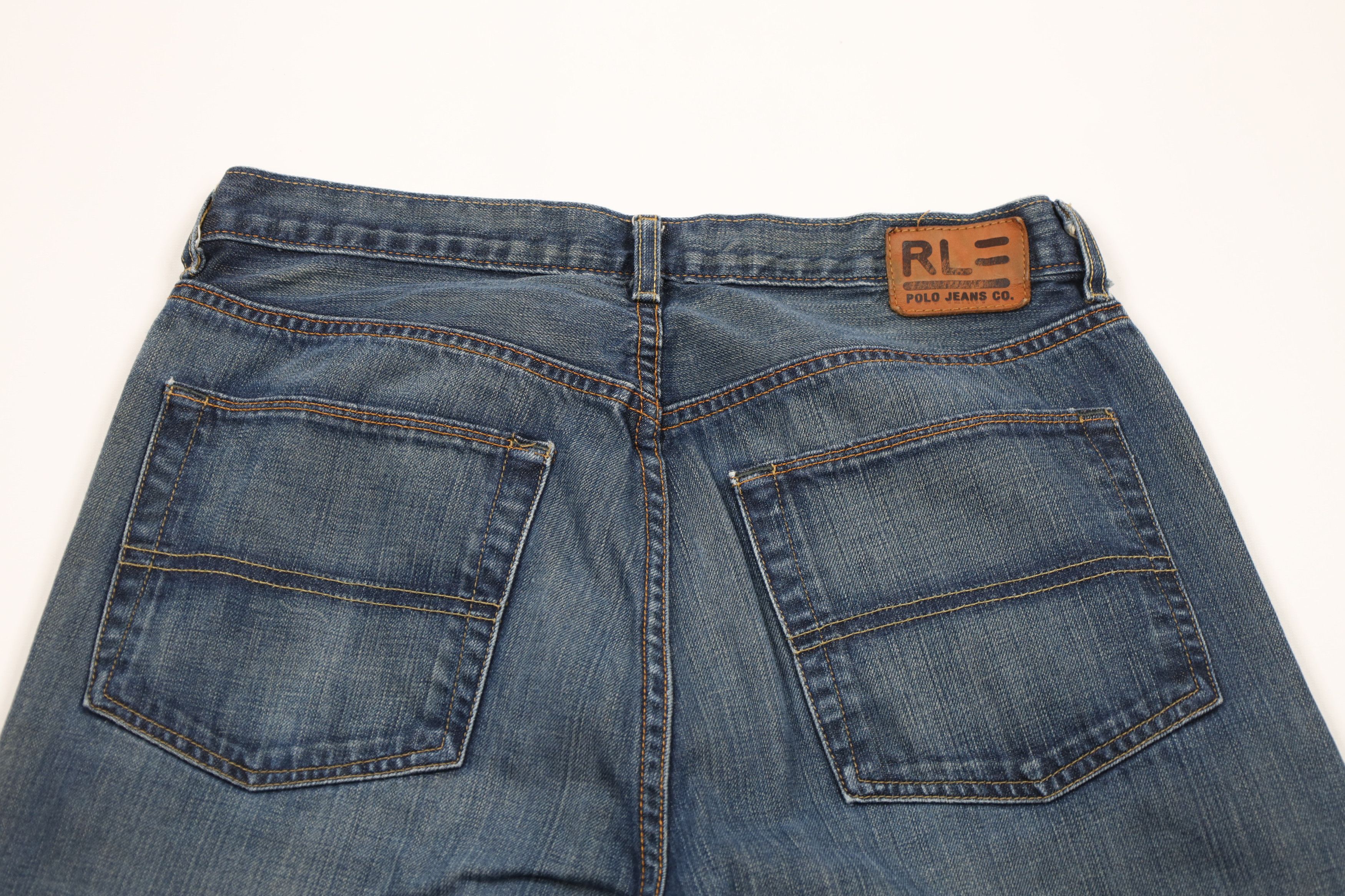 Ralph Lauren × Vintage Vintage Ralph Lauren Relaxed Fit Straight Leg Denim Jeans Size US 32 / EU 48 - 9 Thumbnail