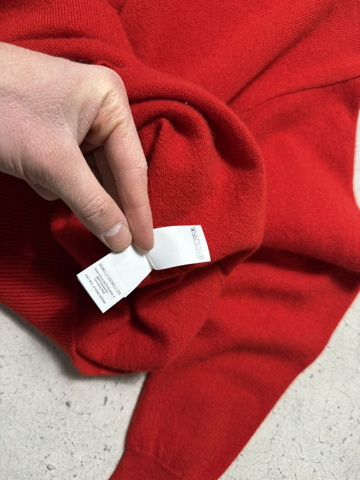 Brunello Cucinelli Brunello Cucinelli Cashmere Luxury Red Sweater Size 46 Size US S / EU 44-46 / 1 - 8 Thumbnail