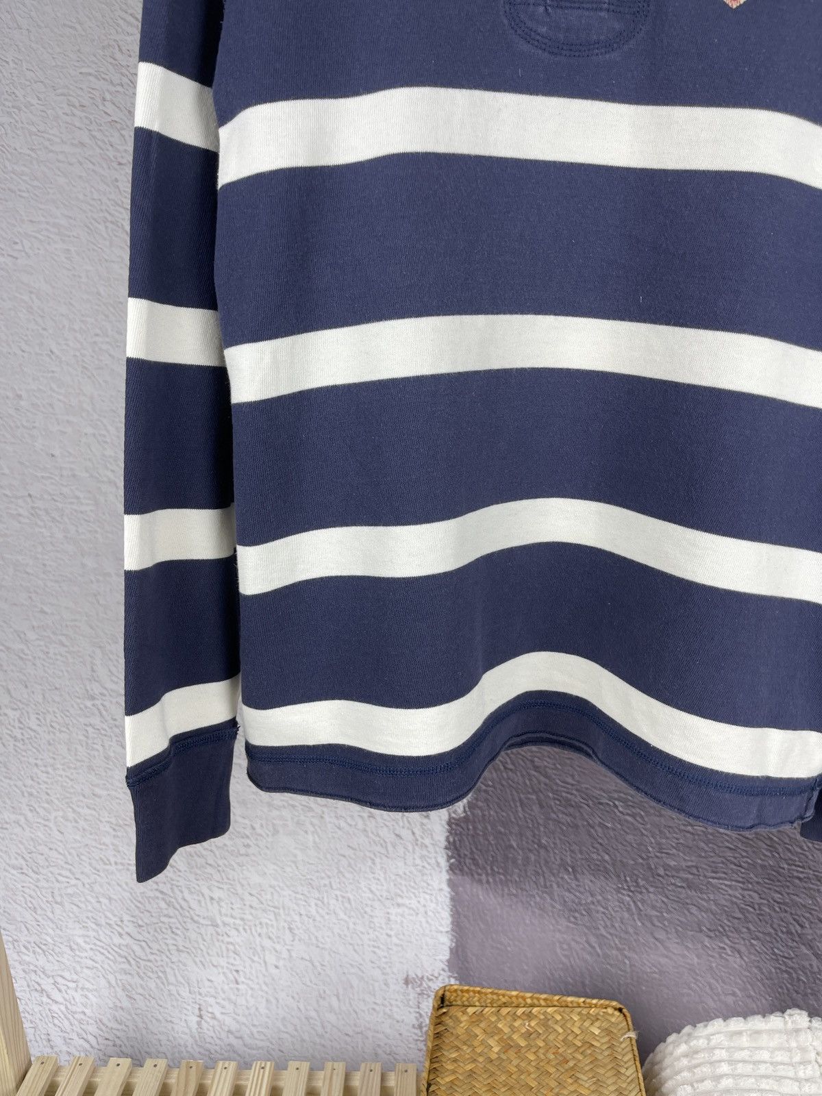 Polo Ralph Lauren Polo Jeans Company Ralph Lauren vintage striped rugby polo Size US L / EU 52-54 / 3 - 12 Thumbnail