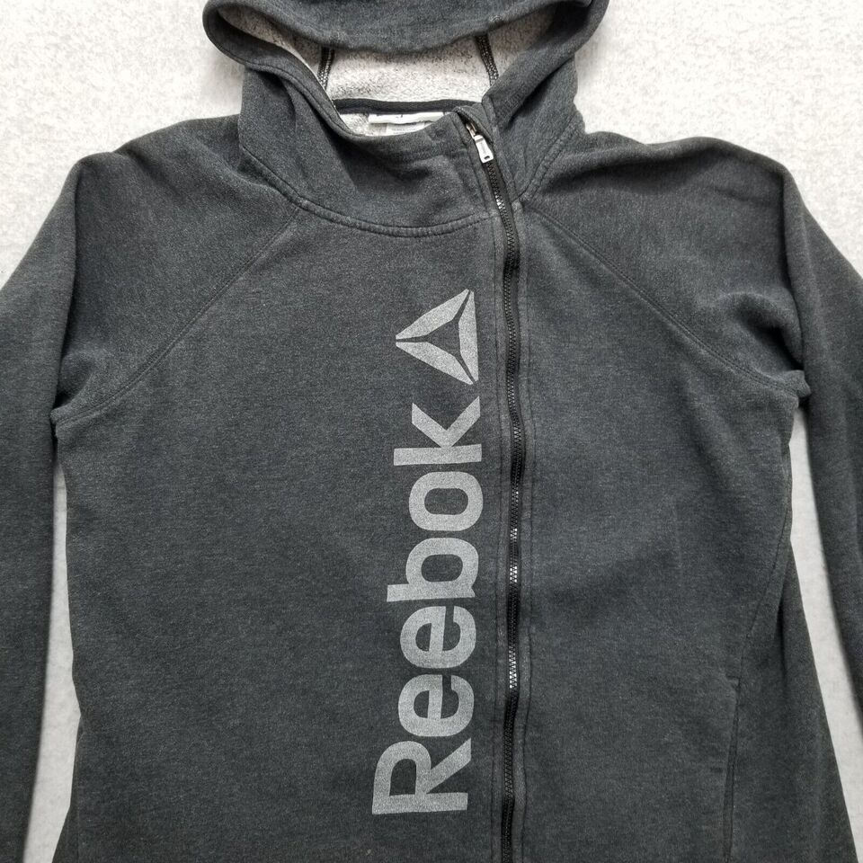Reebok Reebok Hoodie Womens Medium Long Sleeve Full Zip Pockets Size US M / EU 48-50 / 2 - 2 Thumbnail