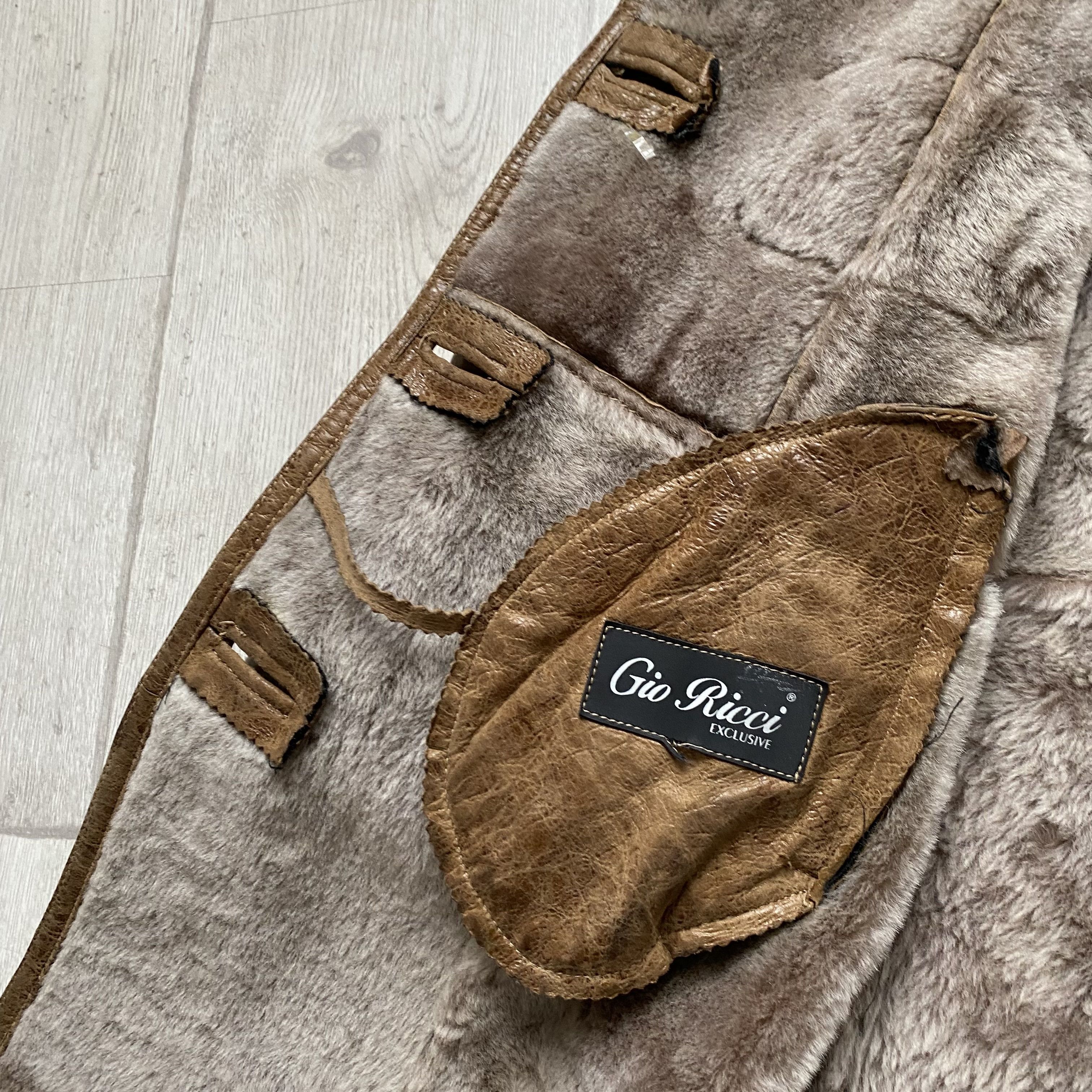 If Six Was Nine Y2K Vintage 2000s Real Fur Shepkins coat bandage Avant-garde Size L / US 10 / IT 46 - 15 Thumbnail
