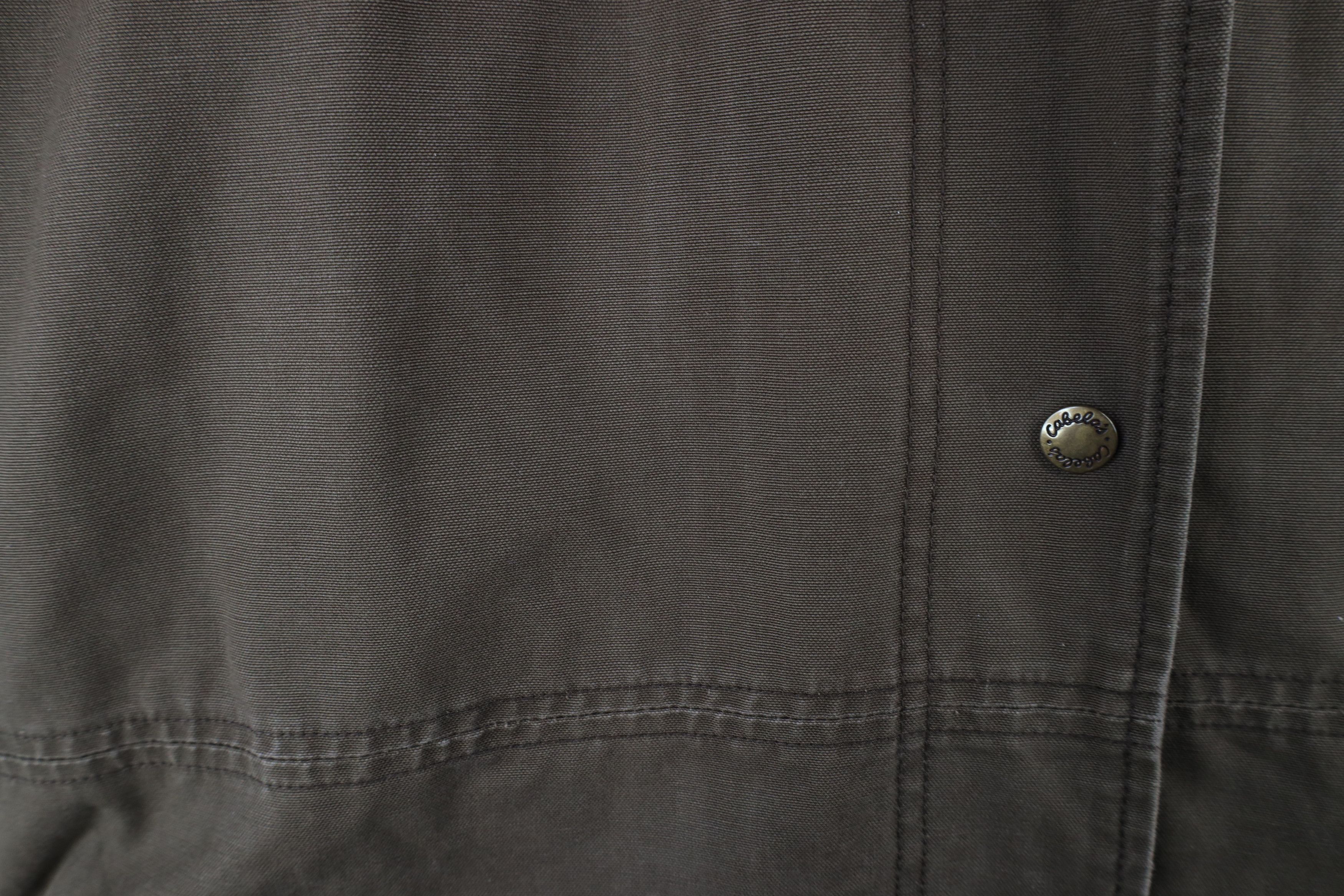 Cabelas × Vintage Vintage 90s Cabelas Lined Heavy Canvas Duster Jacket Green Size XL / US 12-14 / IT 48-50 - 8 Thumbnail