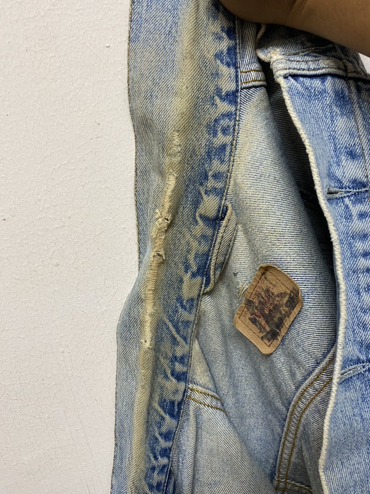 Levi's Vintage Clothing Levi's Faded Denim Jaket Size US XS / EU 42 / 0 - 14 Thumbnail