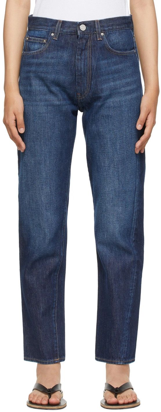 Toteme Japanese Indigo Twisted Seam Denim Size 27" / US 4 / IT 40 - 3 Thumbnail