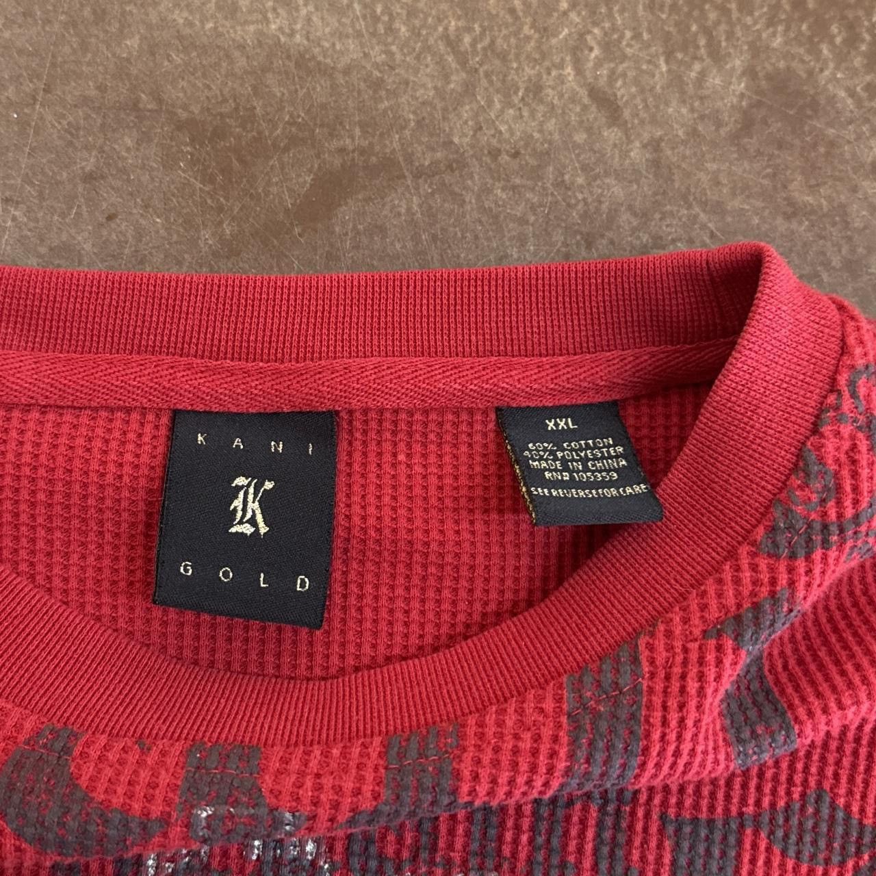 Affliction Y2K Affliction Style Red Waffle Knit Thermal Grunge Size XL Size US XL / EU 56 / 4 - 4 Thumbnail