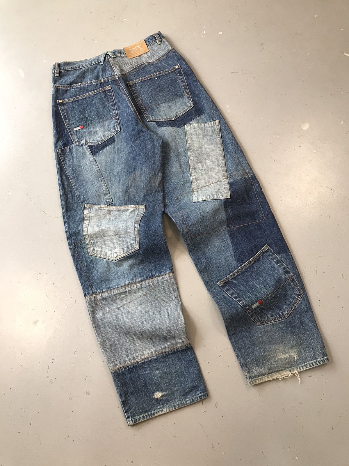 JNCO × Southpole × Vintage Vintage bix bix bix rework straight denim Size US 32 / EU 48 - 8 Thumbnail