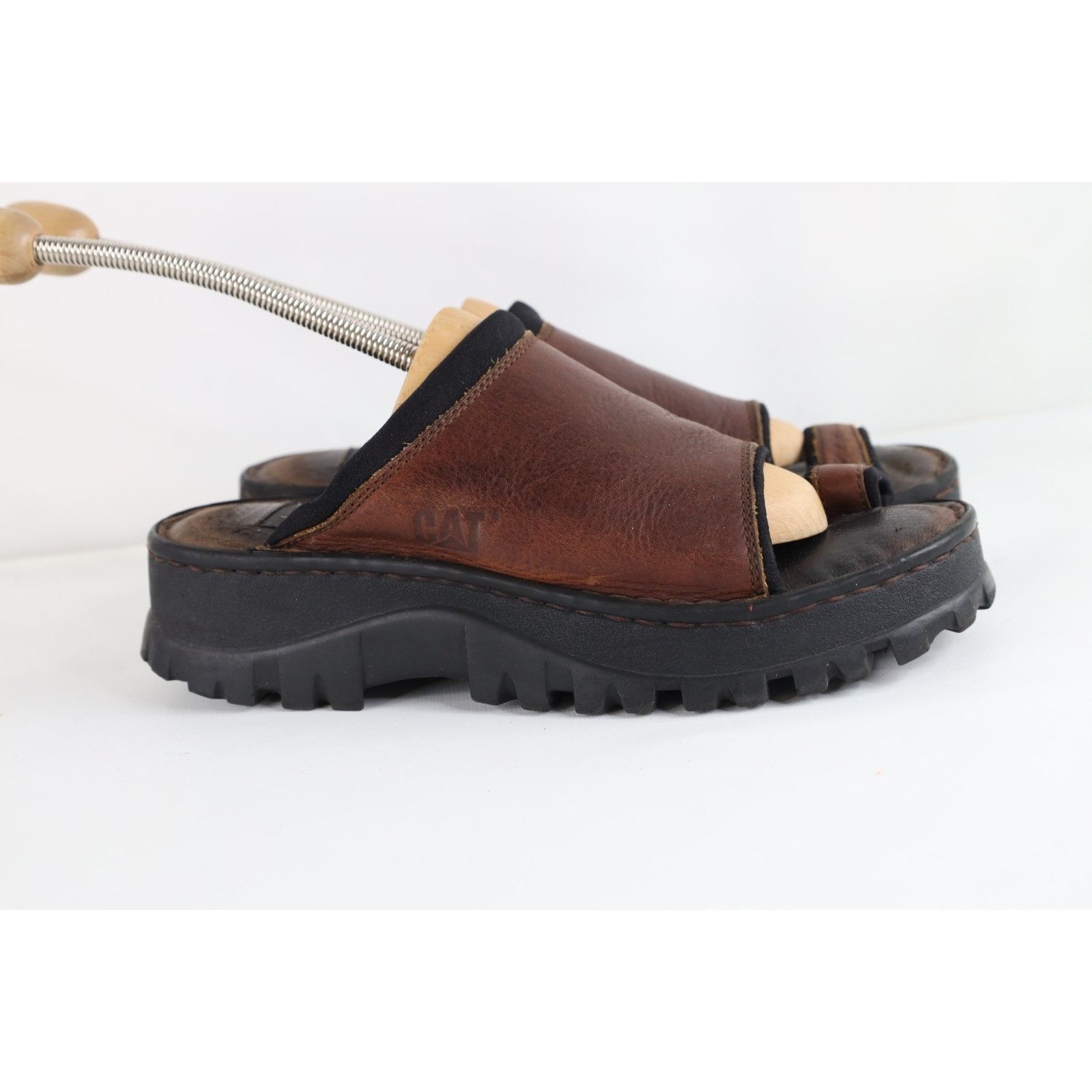 Caterpillar Vintage 90s Y2K Cat Caterpillar Chunky Platform Sandals Size US 9 / IT 39 - 3 Thumbnail