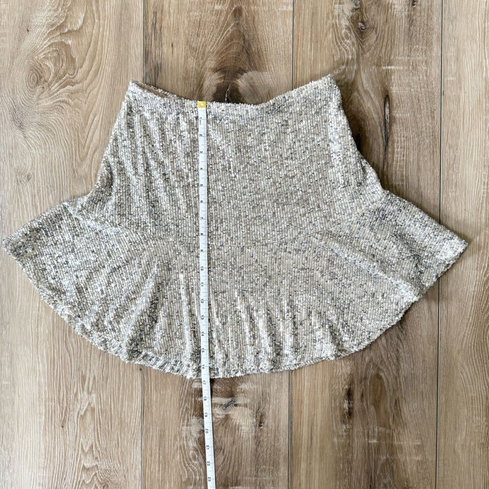 Free People Free People Trumpet Sequin Skirt Size 25" / US 0 / IT 36 - 9 Thumbnail