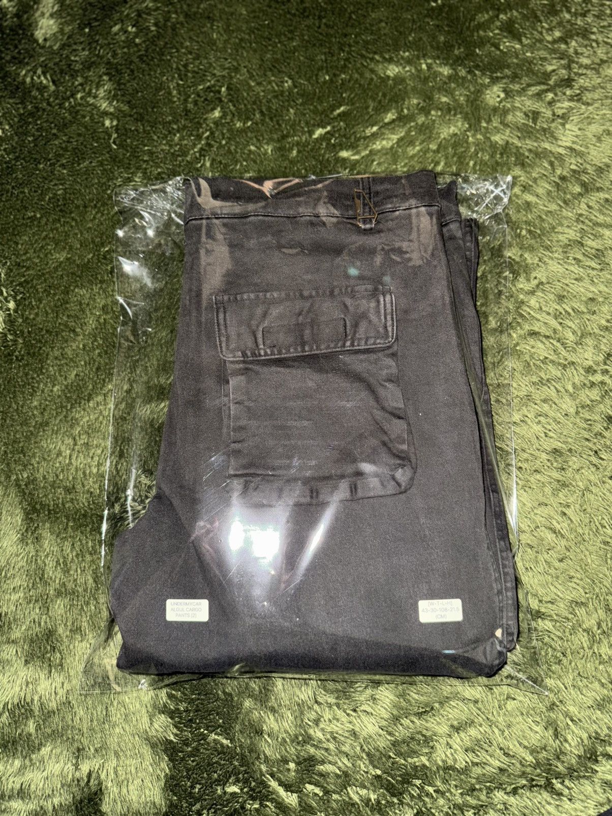 Japanese Brand [2] UNDERMYCAR Vintage Wash Pocket Detail Cargo Pants Olive Size US 32 / EU 48 - 14 Thumbnail