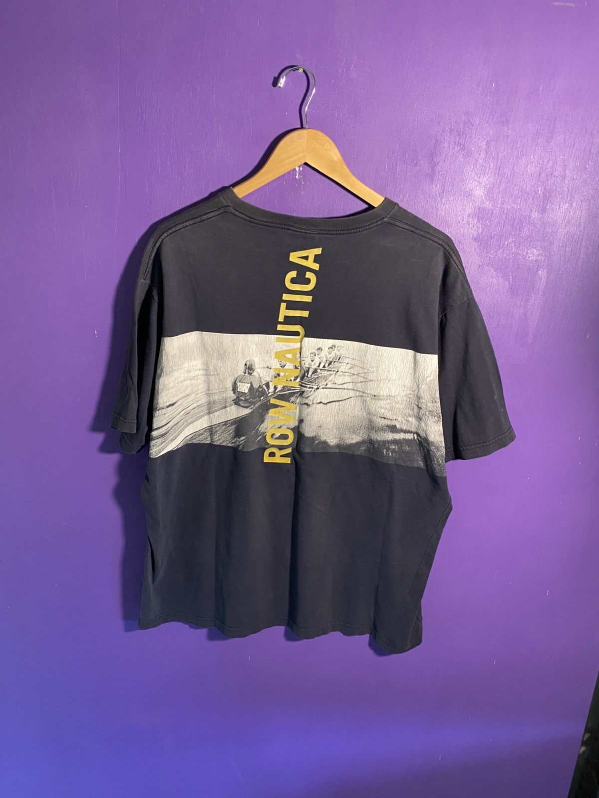Nautica Vintage 90s Nautica rowing team t-shirt Size US XL / EU 56 / 4 - 2 Thumbnail