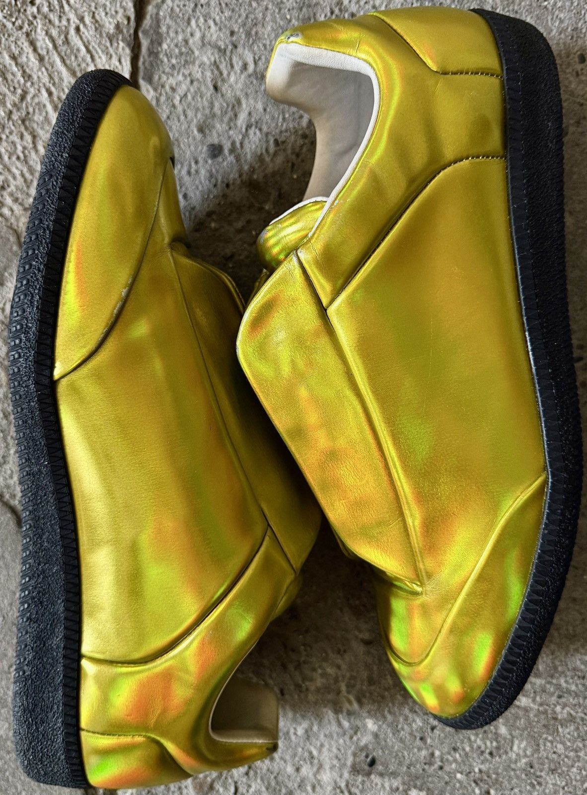 Maison Margiela Maison Margiela - Future - Metallic Low Top Sneaker Size US 8 / EU 41 - 16 Thumbnail