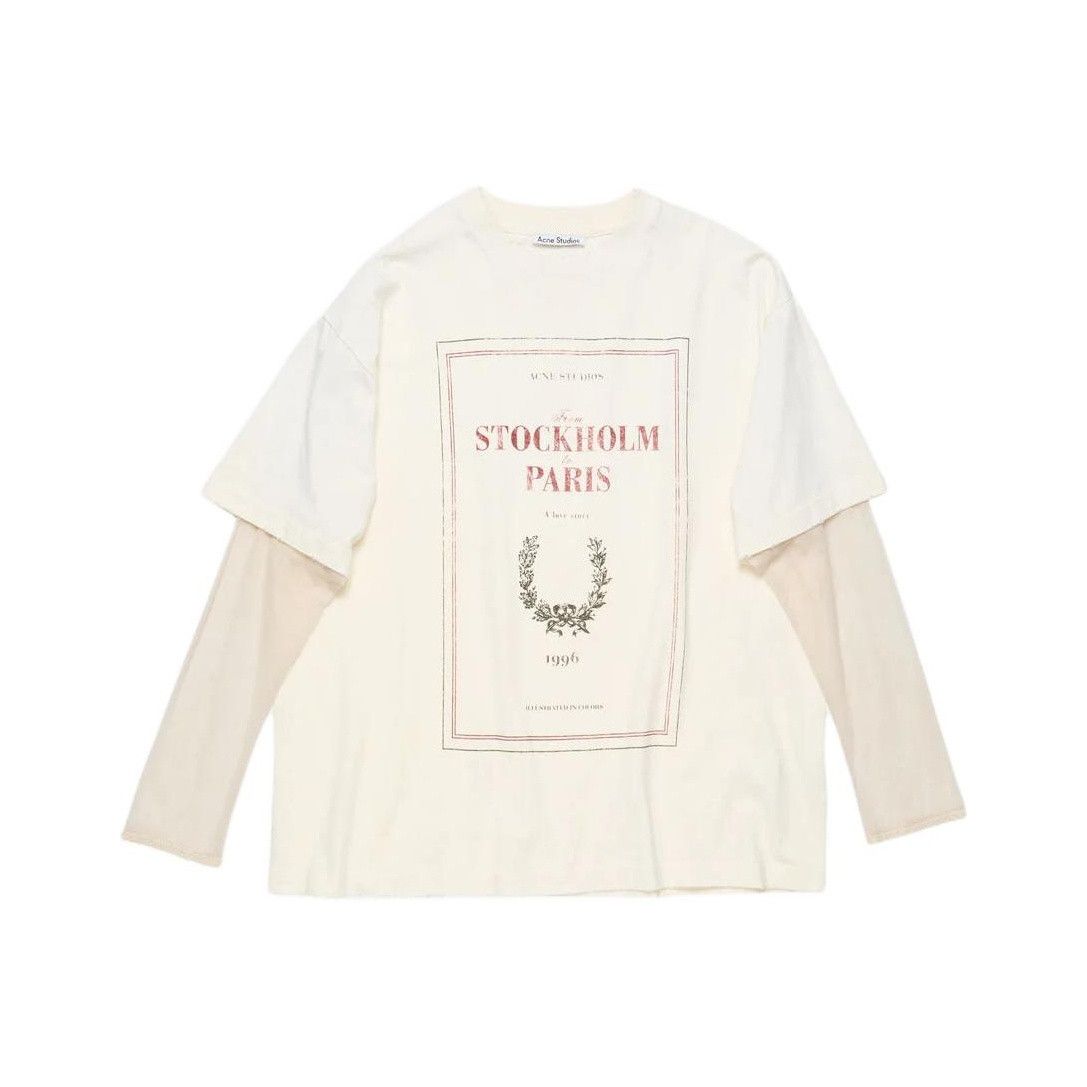 Acne Studios Acne Studios Graphic Long Sleeve T-Shirt XS Size XS / US 0-2 / IT 36-38 - 1 Preview