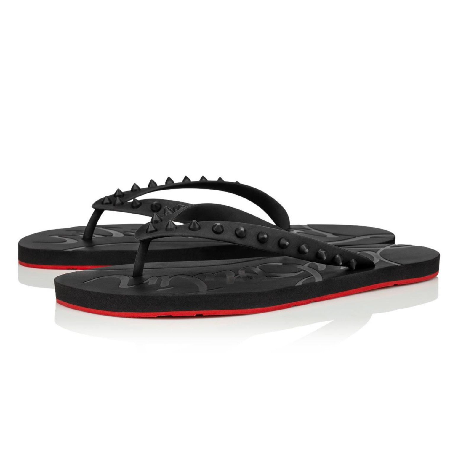 Christian louboutin flip flops mens deals