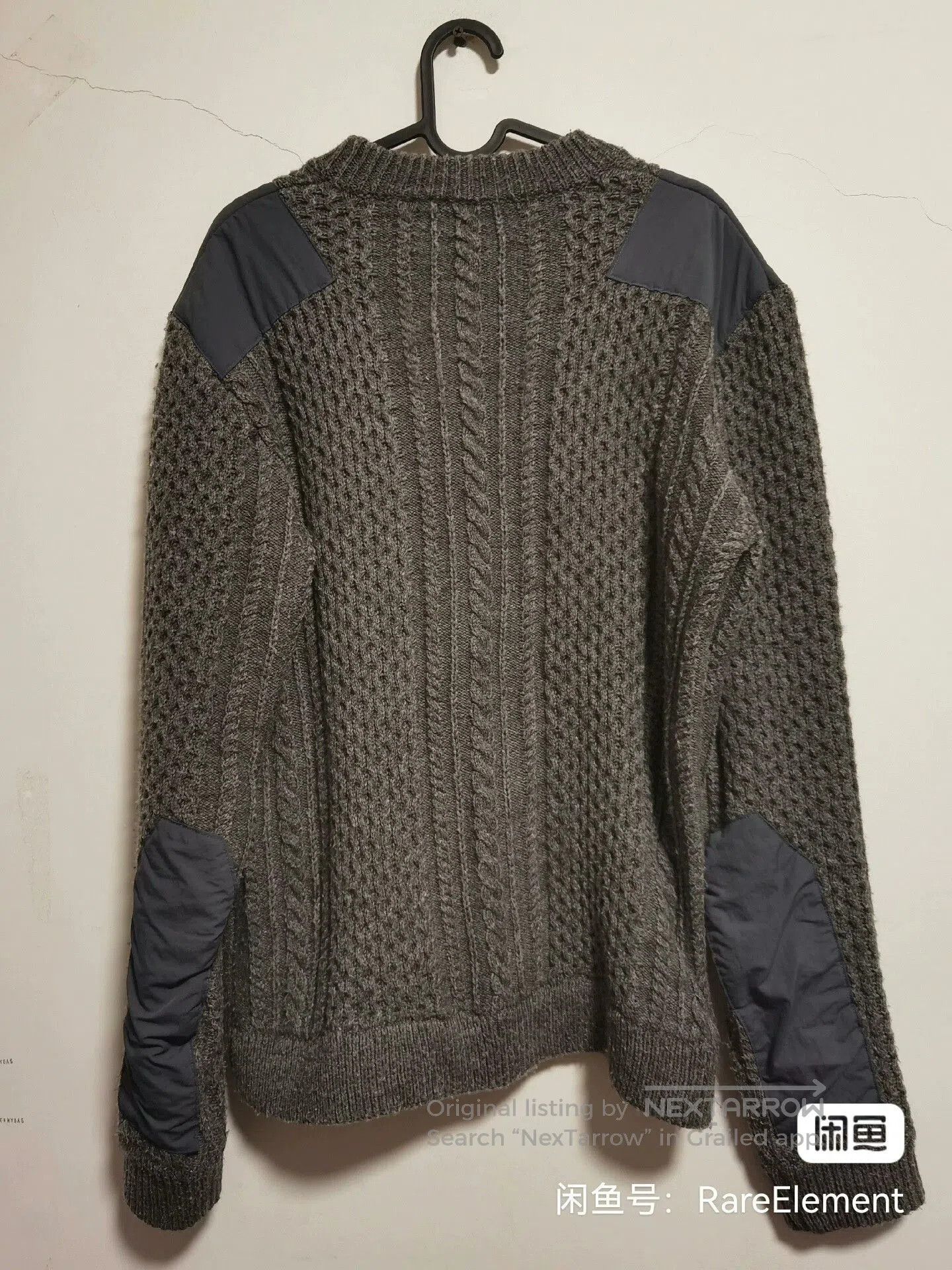 Undercover john undercover knitted sweater with patchwork. Size US M / EU 48-50 / 2 - 3 Thumbnail