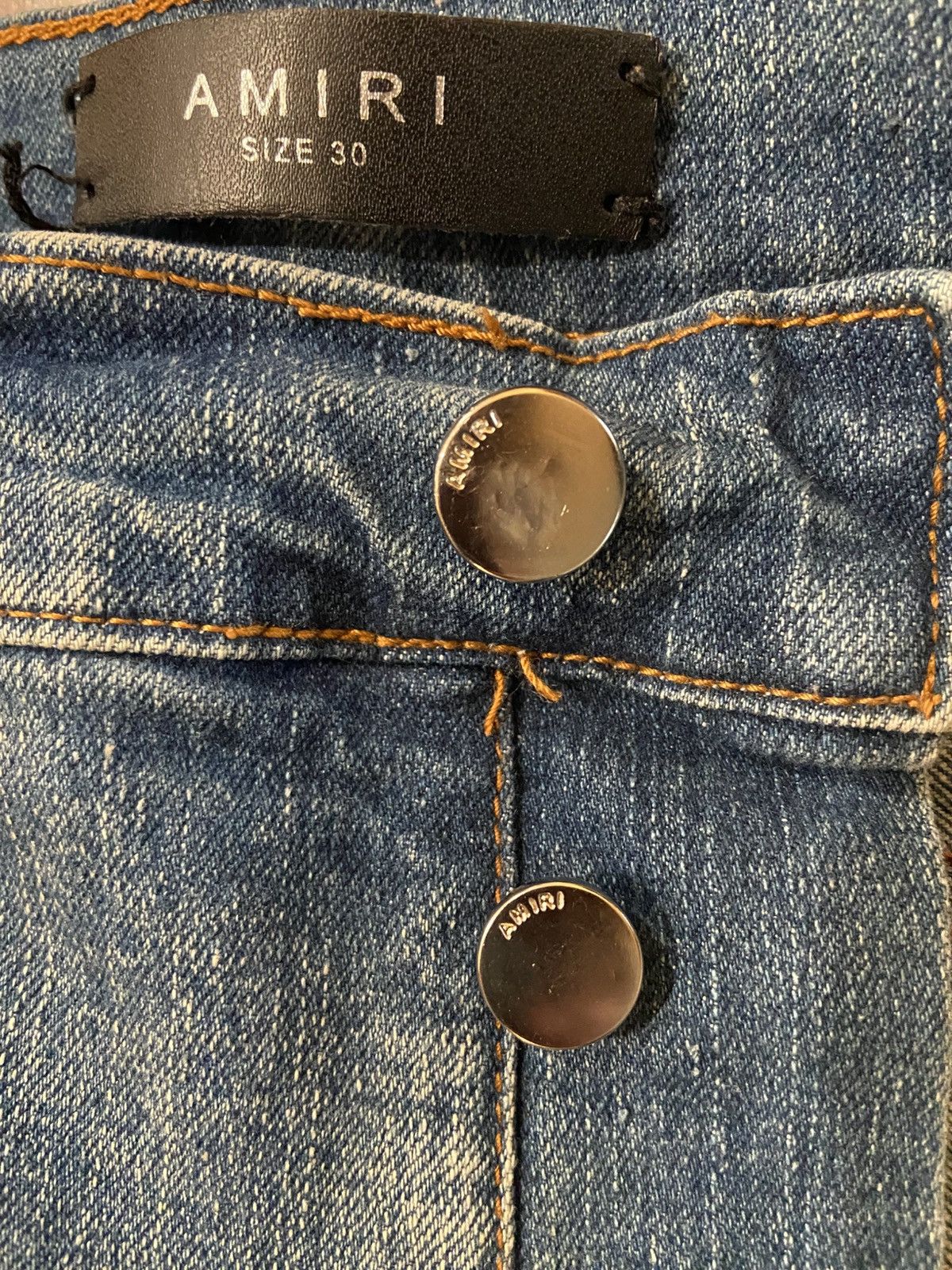 Amiri Amiri Rainbow Patch Jeans Size US 30 / EU 46 - 6 Thumbnail