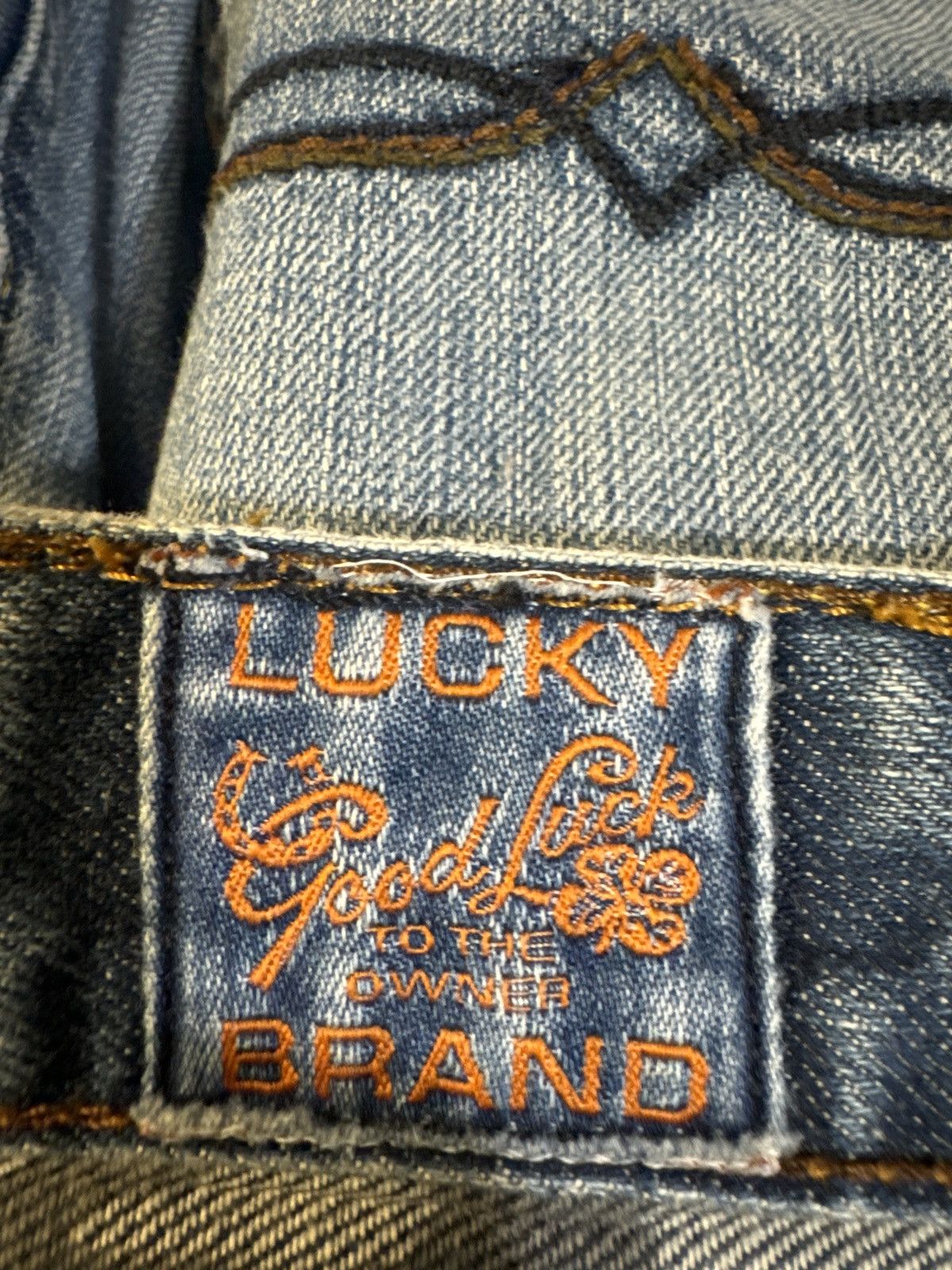 Lucky Brand × Vintage "LUCKY YOU" Vintage Lucky Jeans Size US 38 / EU 54 - 7 Thumbnail