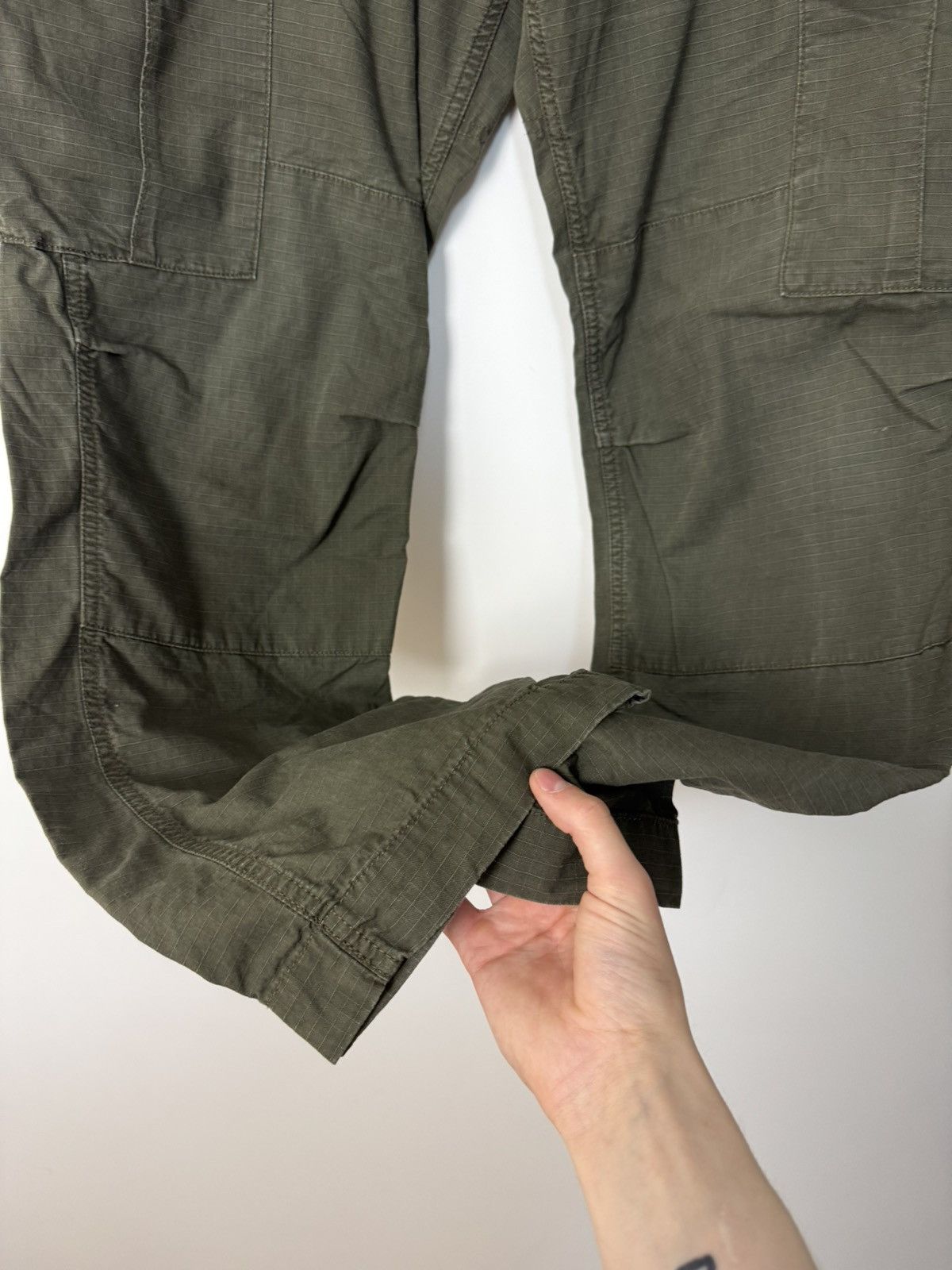 Carhartt Vintage carhartt cargo khaki pants parachute Size US 33 - 6 Thumbnail