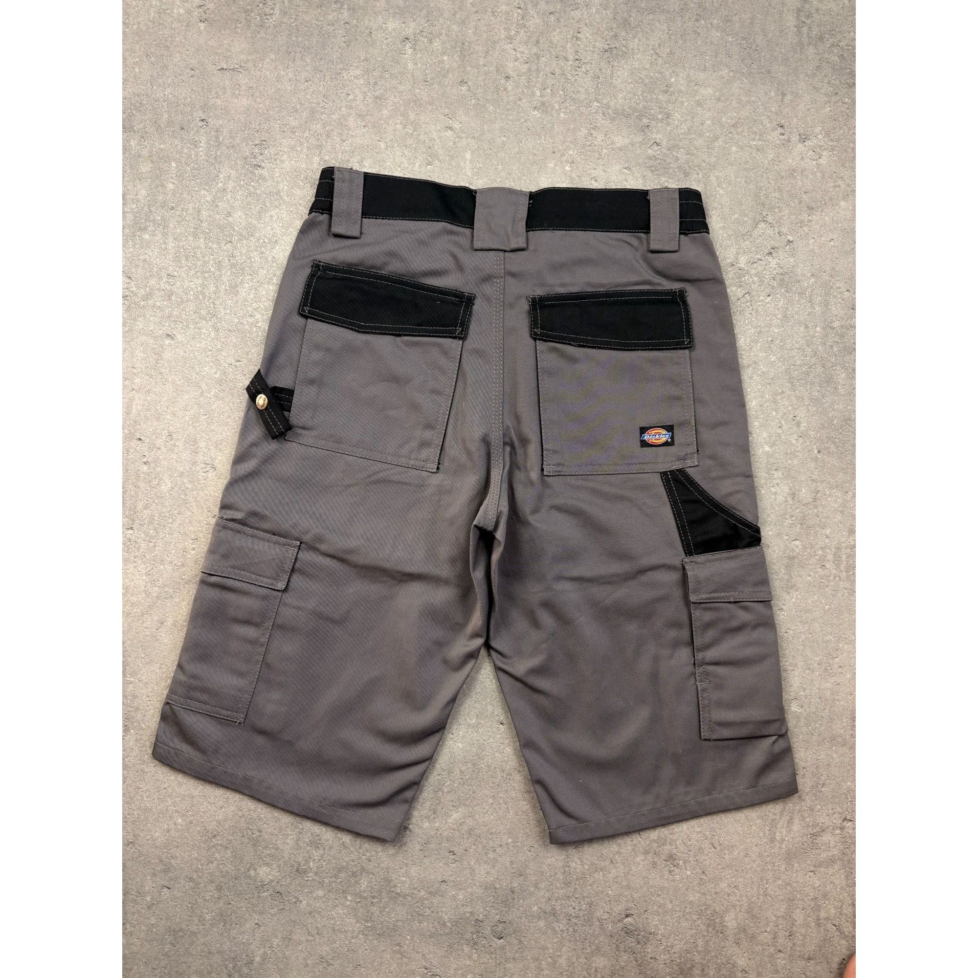 Dickies Dickies Cargo Work Shorts Grey Black Two-Tone Utility Gorpco Size US 32 / EU 48 - 1 Thumbnail