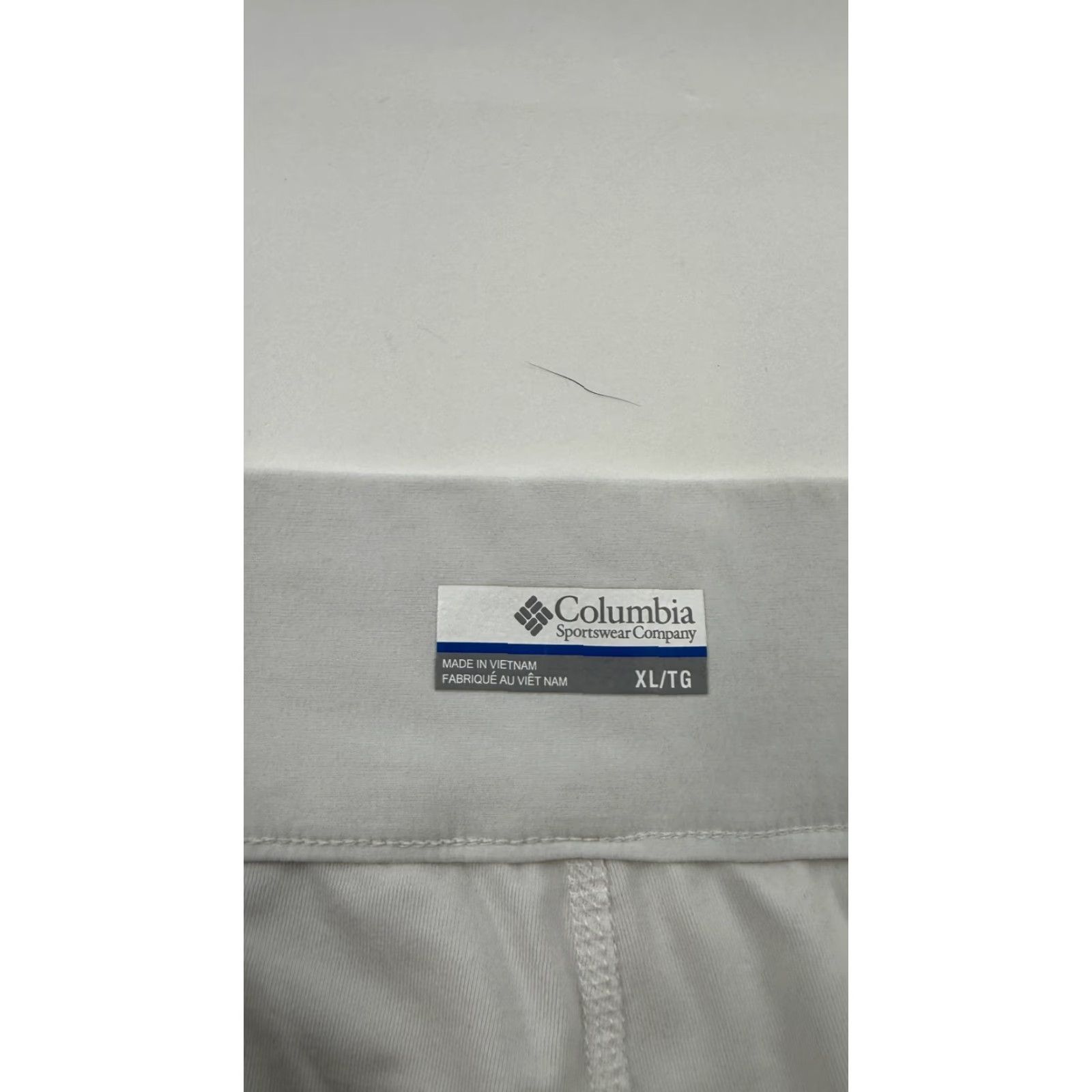 Vintage Columbia Skort Womens XL White Ruched Drawstring Built-In Shorts Golf Tennis Athletic Pockets Size 40" / US 18 - 3 Thumbnail