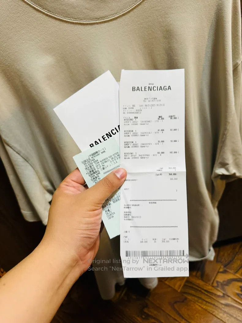 Balenciaga Balenciaga Letter Printed Round Neck Short Sleeve T-Shirt Size M / US 6-8 / IT 42-44 - 8 Thumbnail