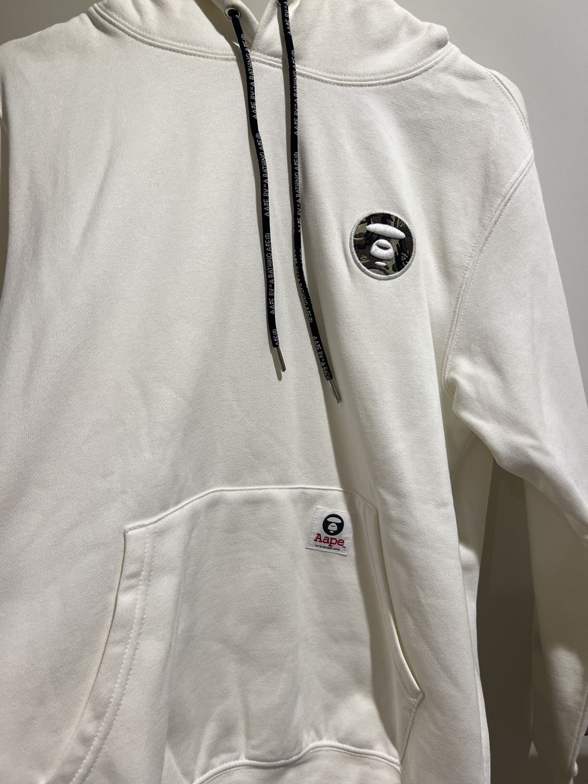 Aape AAPE BY BATHING APE WHITE LOGO HOODIE BRAND NEW Size US M / EU 48-50 / 2 - 2 Thumbnail