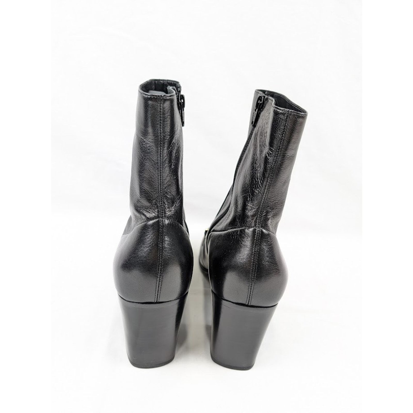 Saint Laurent Paris o1rshd1 Beau 75 Horsebit Boots in Black 43 Size US 10 / EU 43 - 17 Thumbnail
