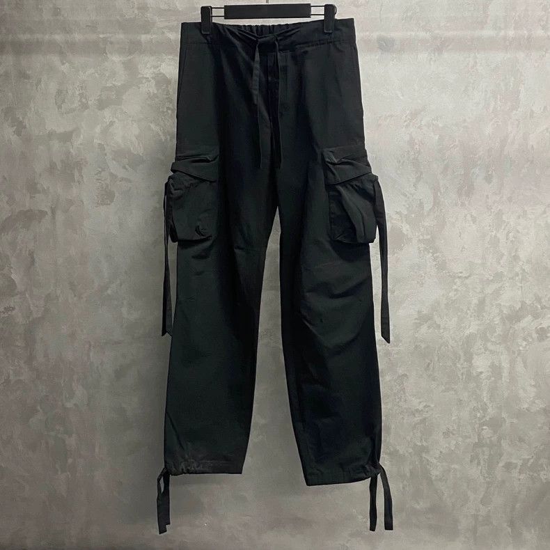 Louis Vuitton Louis Vuitton Black Pocket Lace-Up Overalls pants Size US 38 / EU 54 - 1 Thumbnail