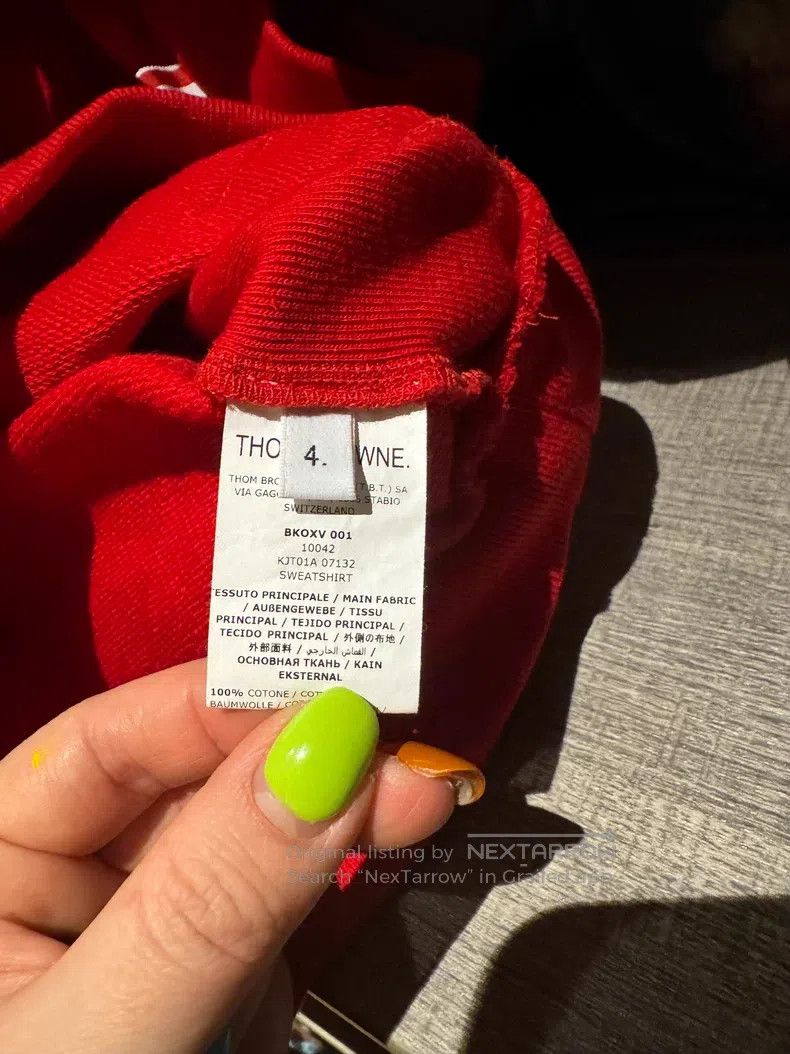 Thom Browne Thom Browne size 4 Sweatshirt set, suitable for New Year an Size US 42 / EU 58 - 9 Thumbnail