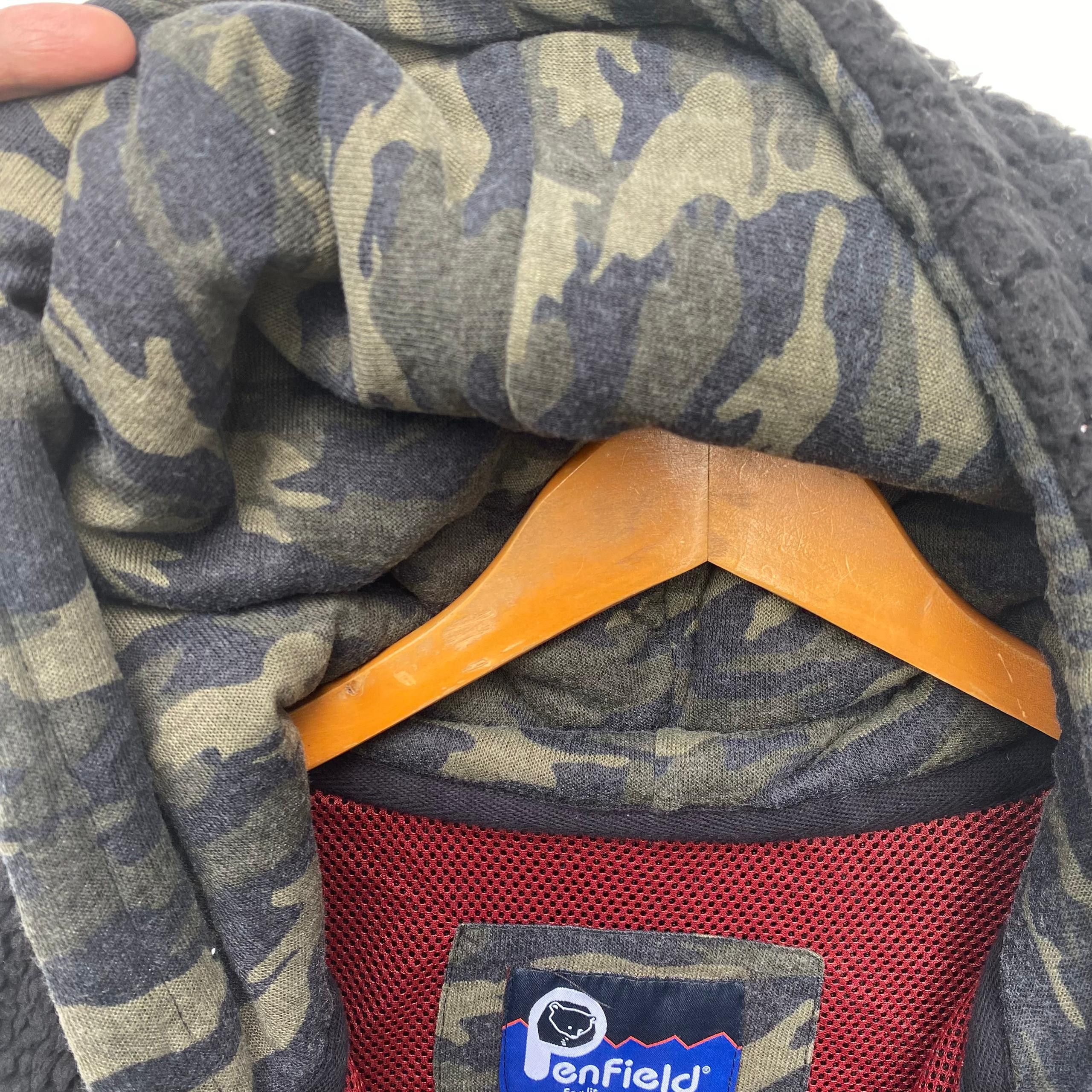 Penfield × Vintage VINTAGE PENFIELD FLEECE HOODIE LARGE CAMOUFLAGE Size US L / EU 52-54 / 3 - 7 Thumbnail
