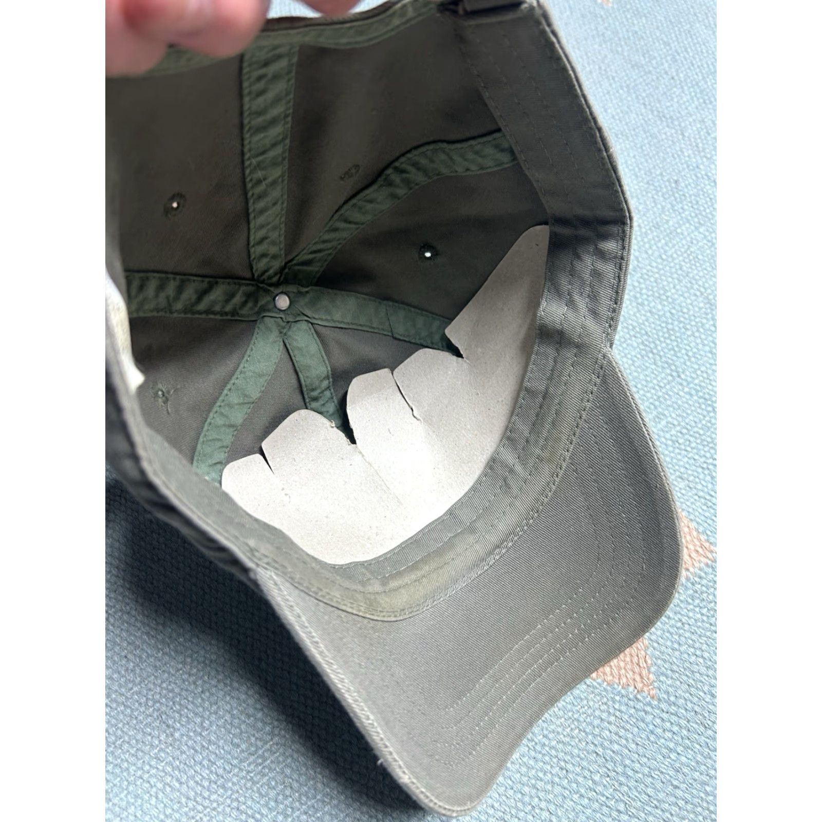 Vintage VINTAGE Animal Baseball Cap Mens Adjustable Gray Dog Poodle Cute Gr8 Dogs Strapback Hat Cap Size ONE SIZE - 7 Thumbnail