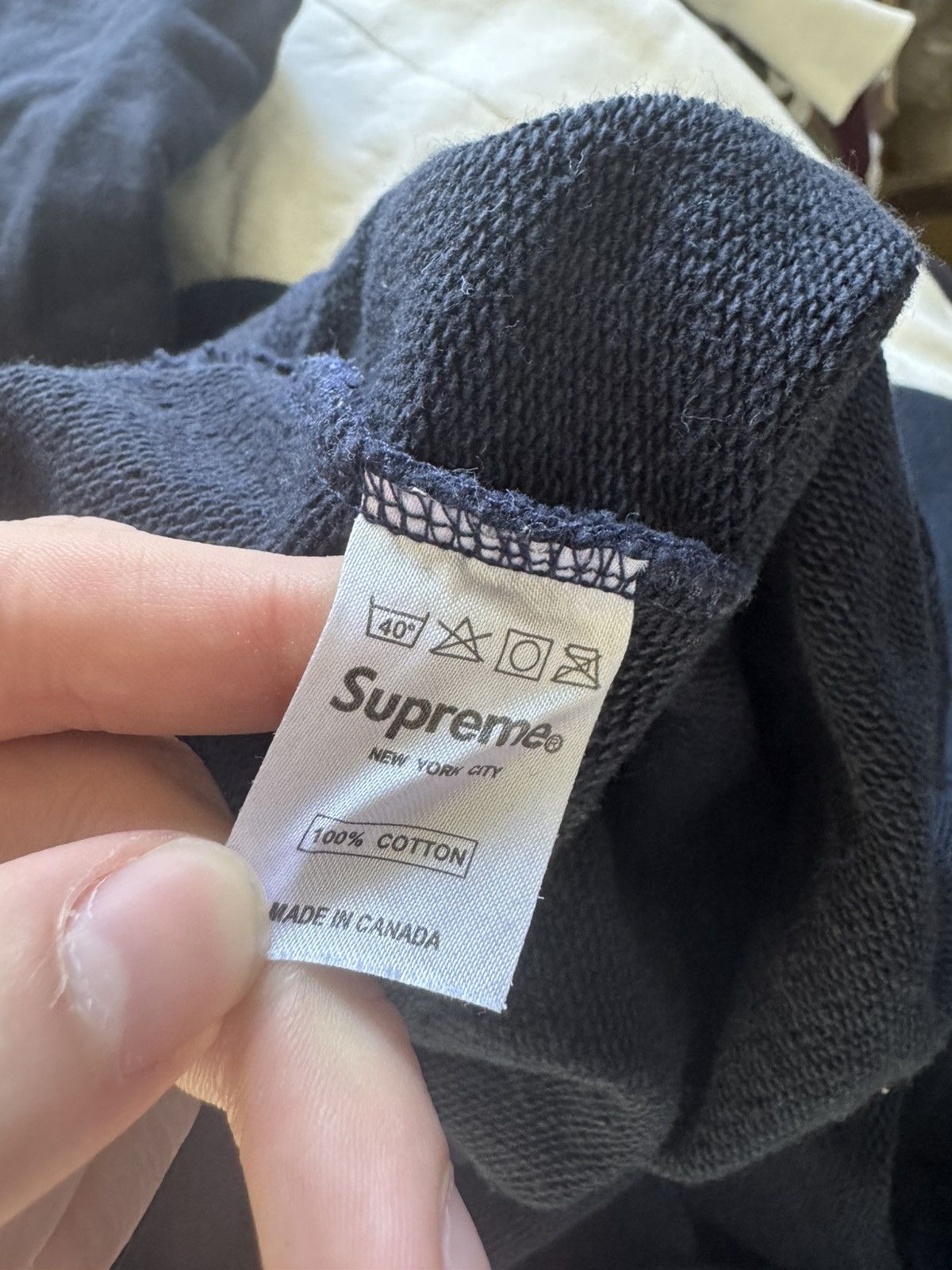 Supreme Supreme Navy Screenprint Box Logo 2006 Size US XL / EU 56 / 4 - 5 Thumbnail