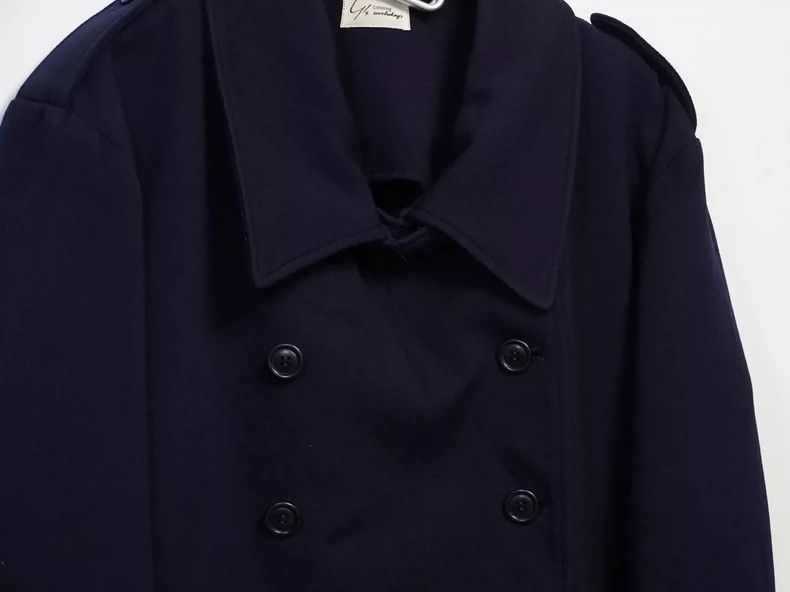 Yohji Yamamoto Yohji Yamamoto size os Double Breasted Lamini Jacket 2505- Size US M / EU 48-50 / 2 - 4 Thumbnail